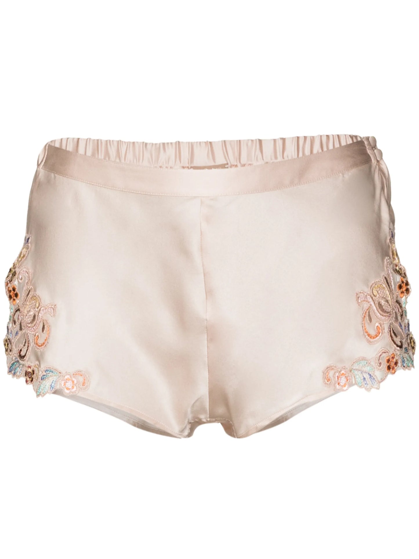 Maison silk shorts