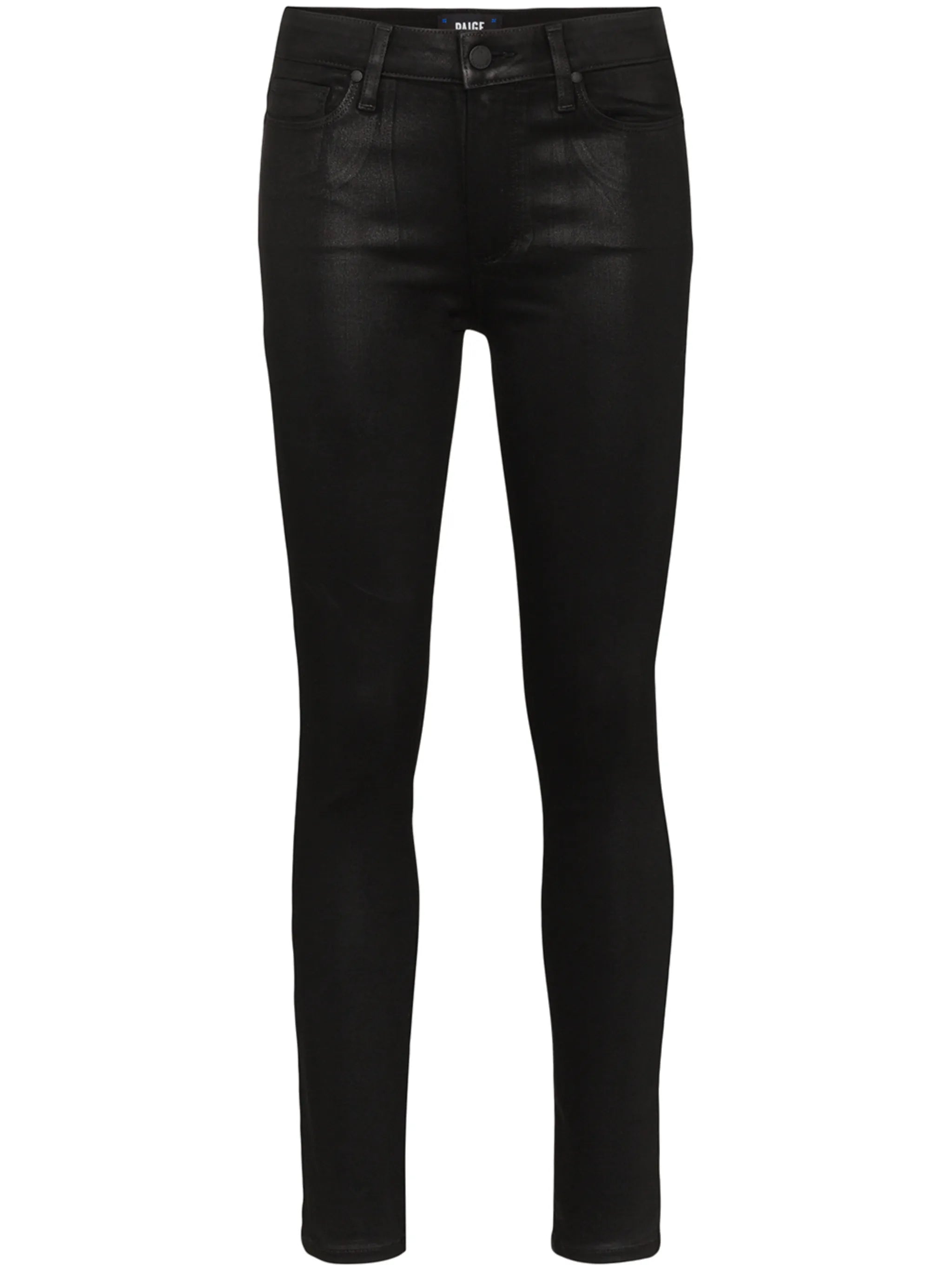 Hoxton coated skinny jeans
