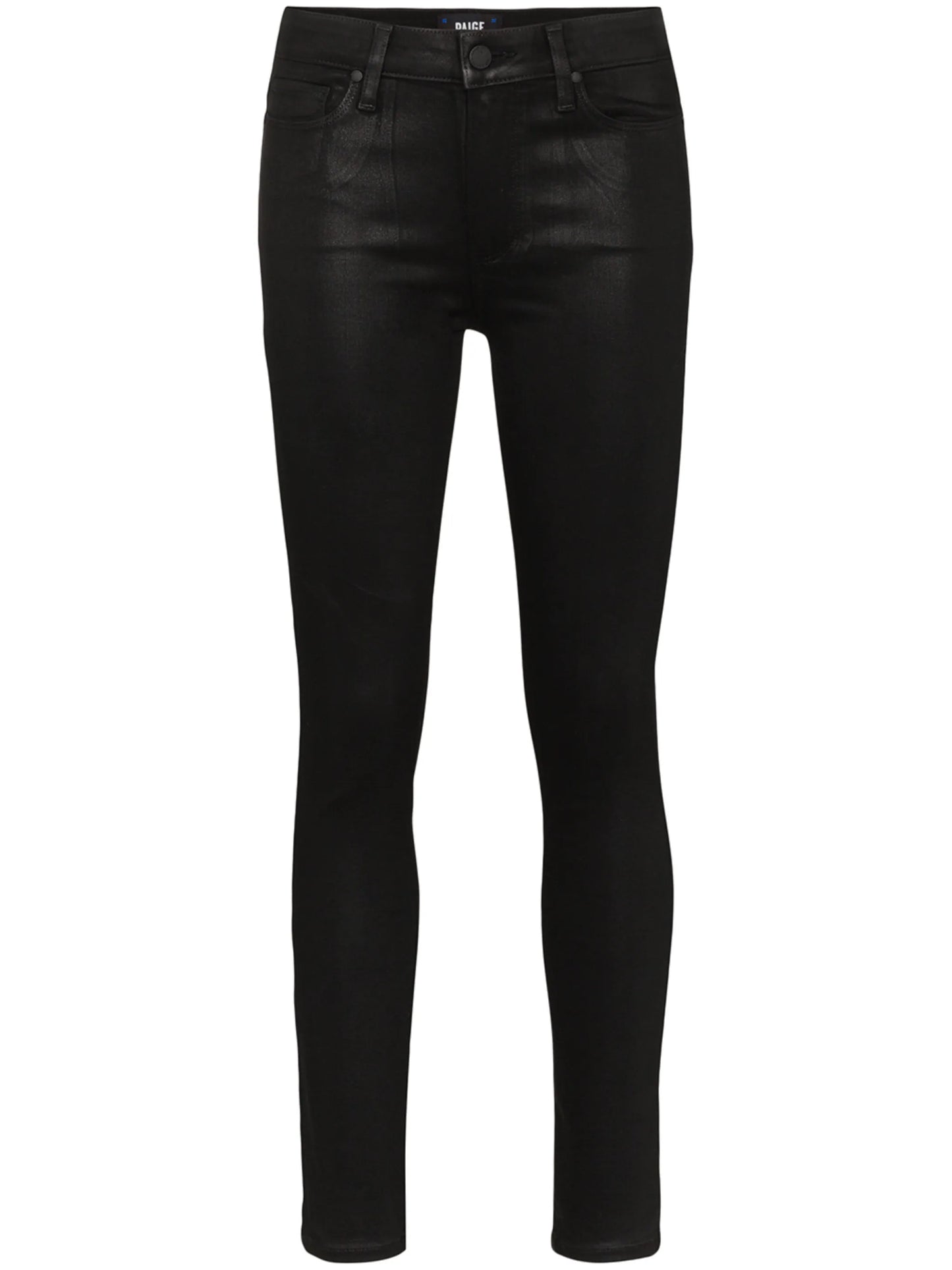 Hoxton coated skinny jeans