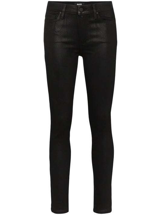 Hoxton coated skinny jeans