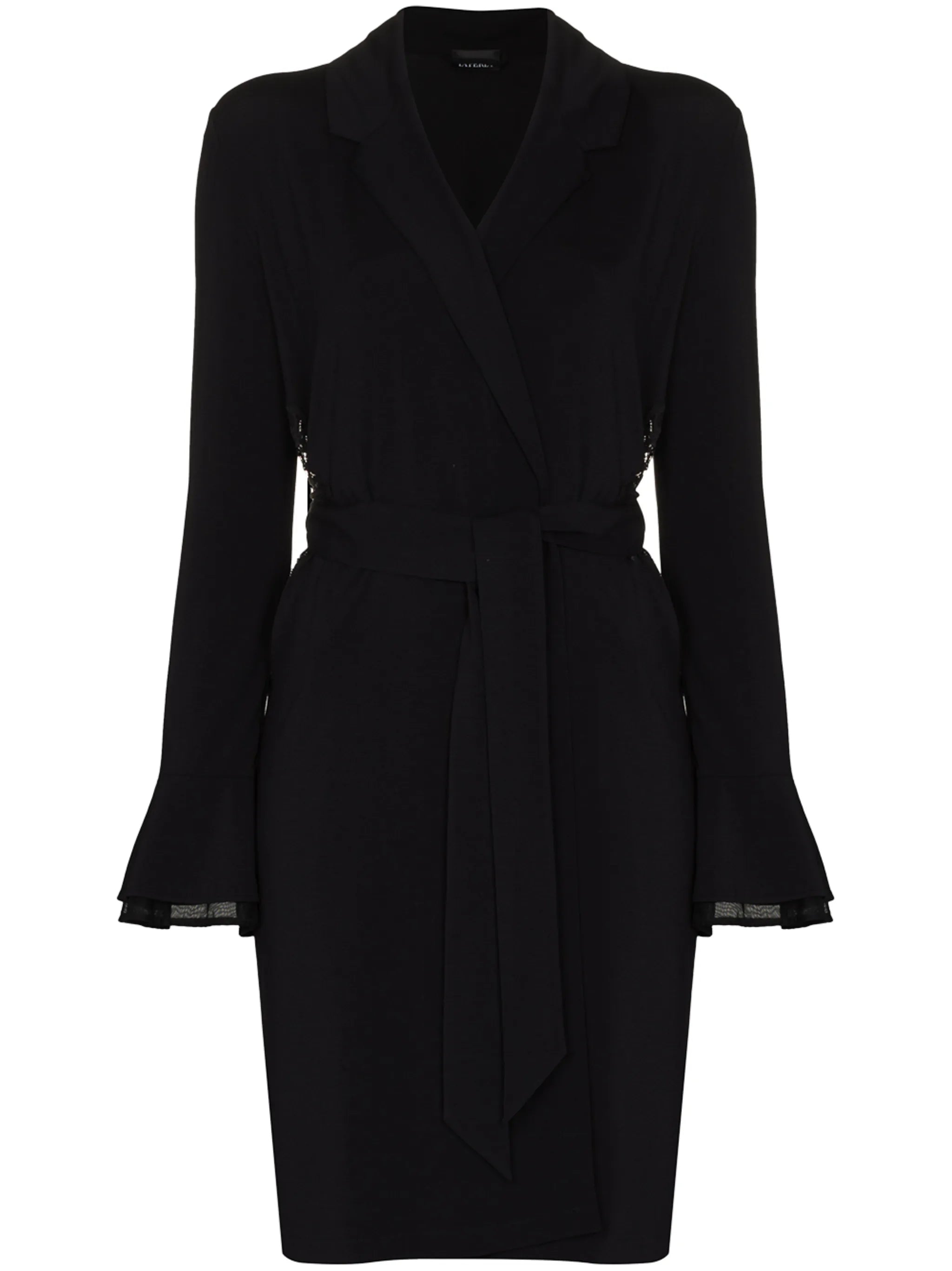 Layla lace-detail short robe