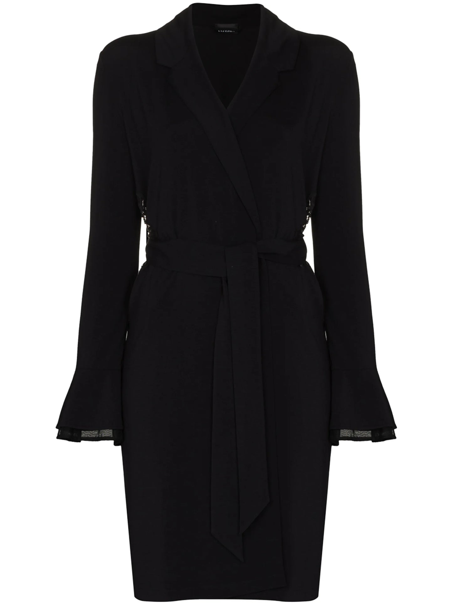 Layla lace-detail short robe