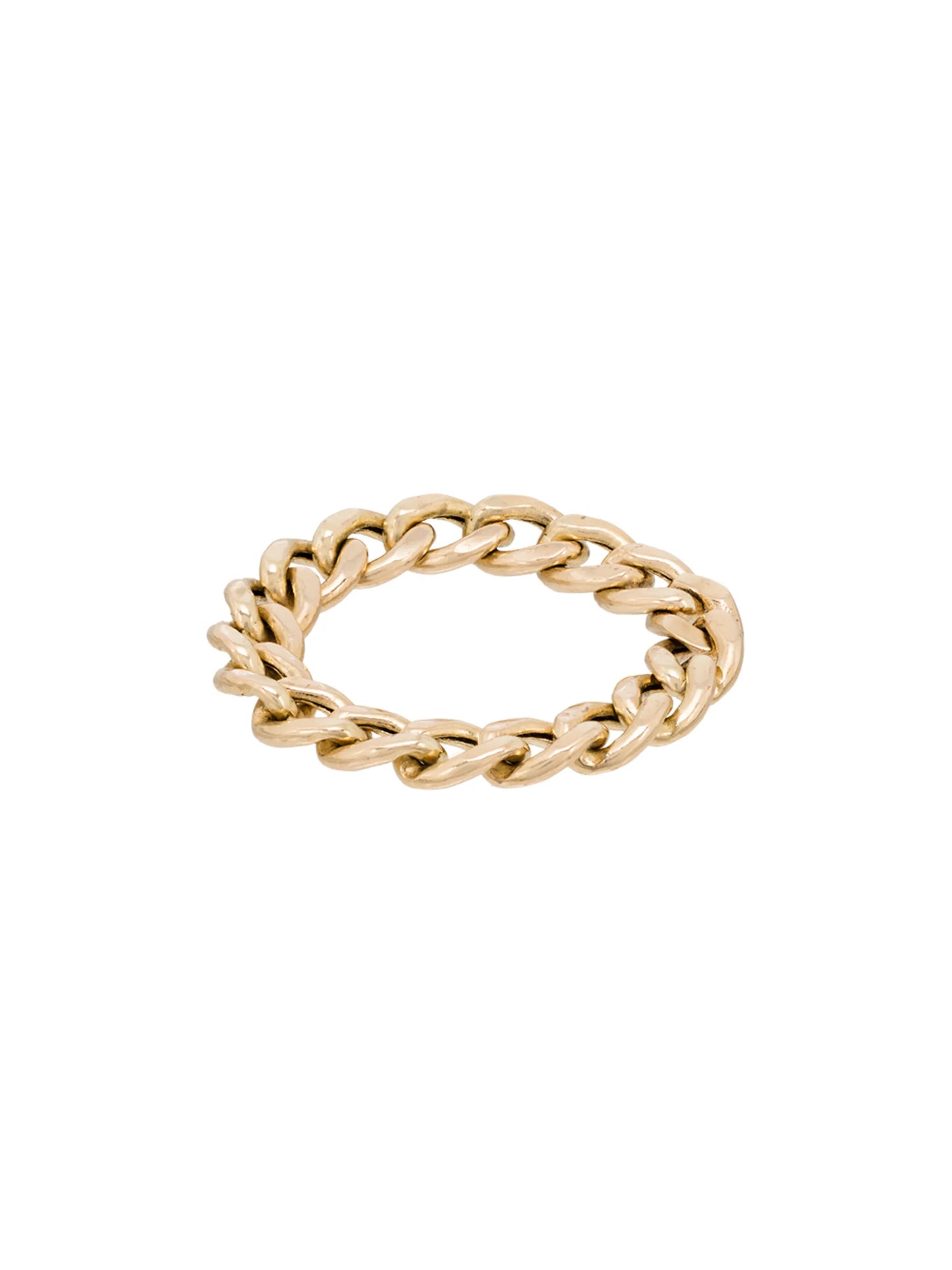14kt gold chain style ring