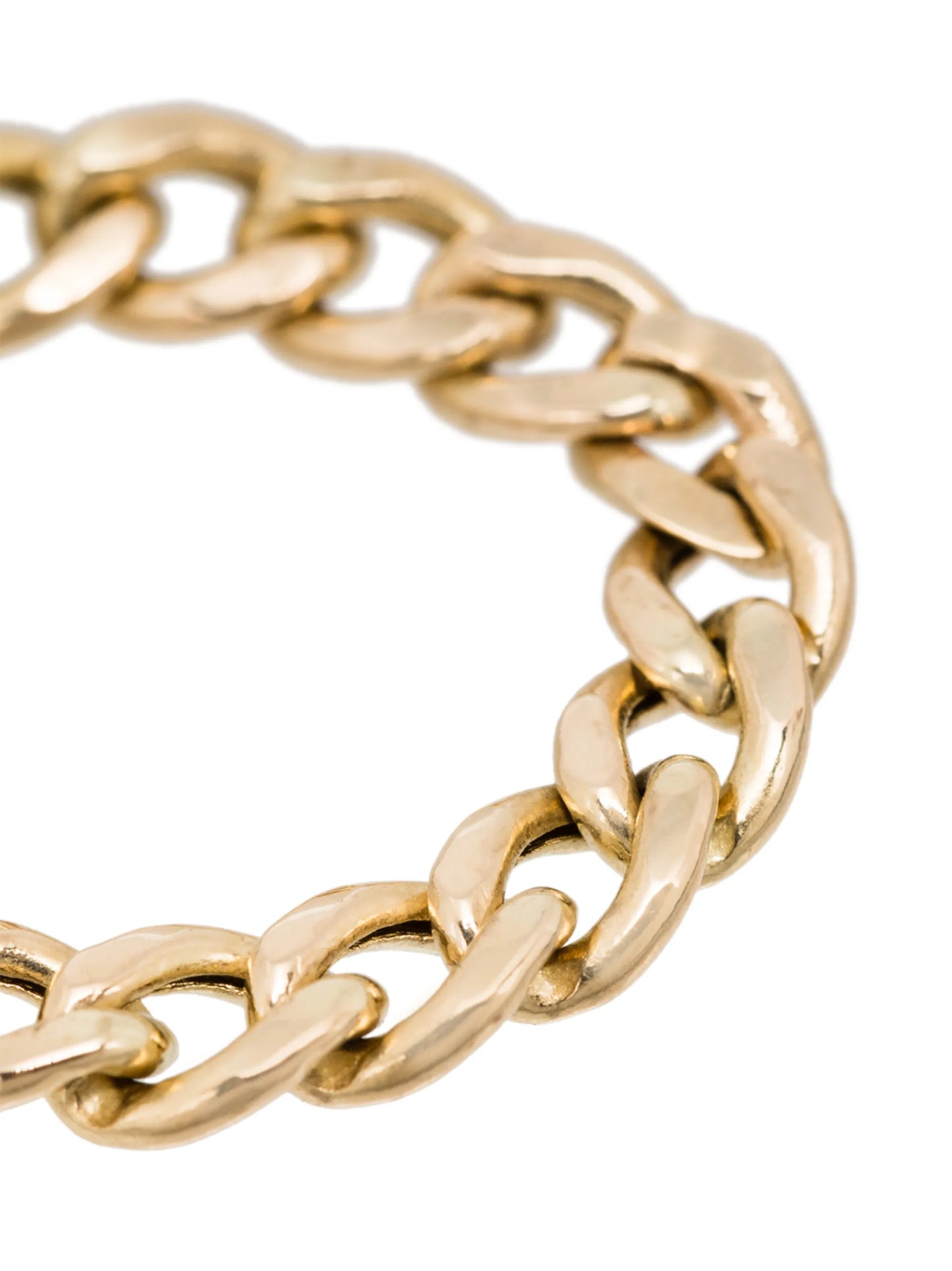 14kt gold chain style ring
