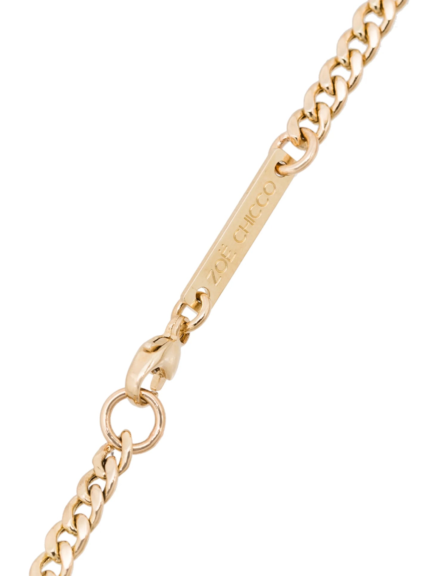 14kt gold chain bracelet