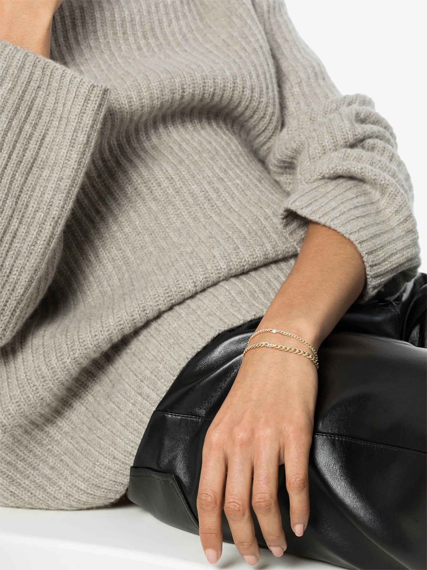 14kt gold chain bracelet
