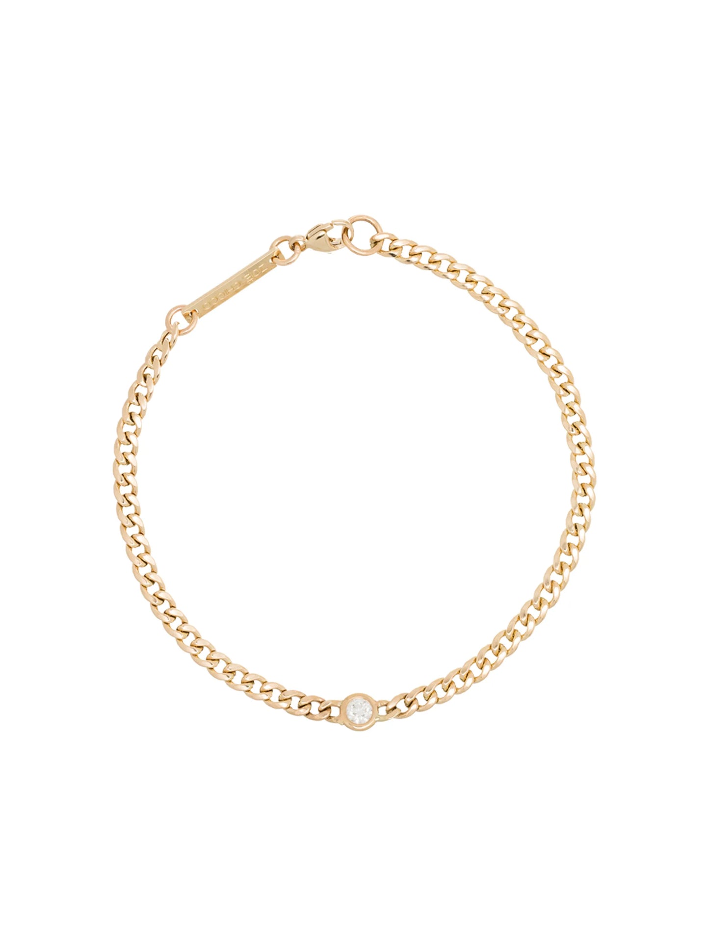14kt gold chain bracelet