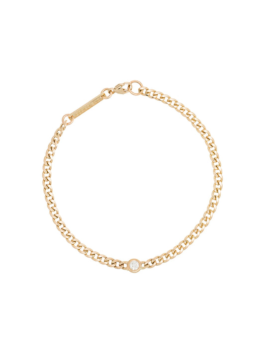 14kt gold chain bracelet