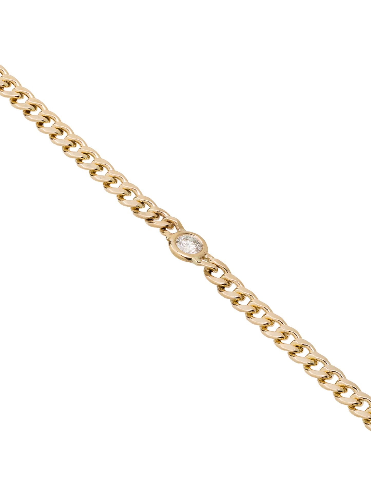 14kt gold chain bracelet