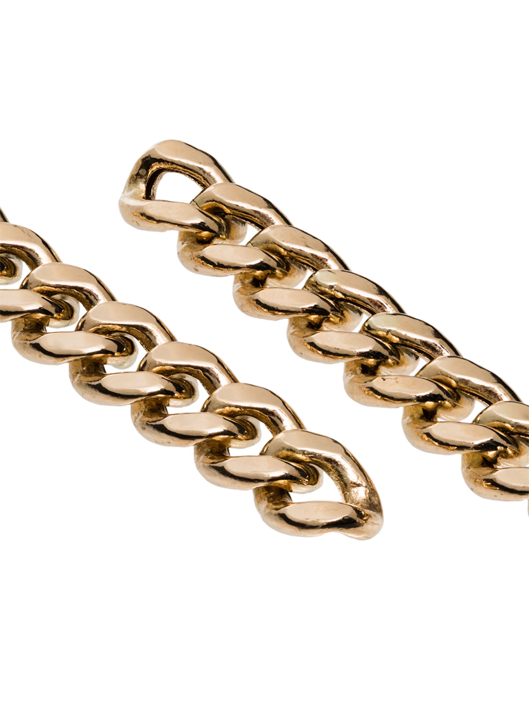14kt gold chain drop earrings