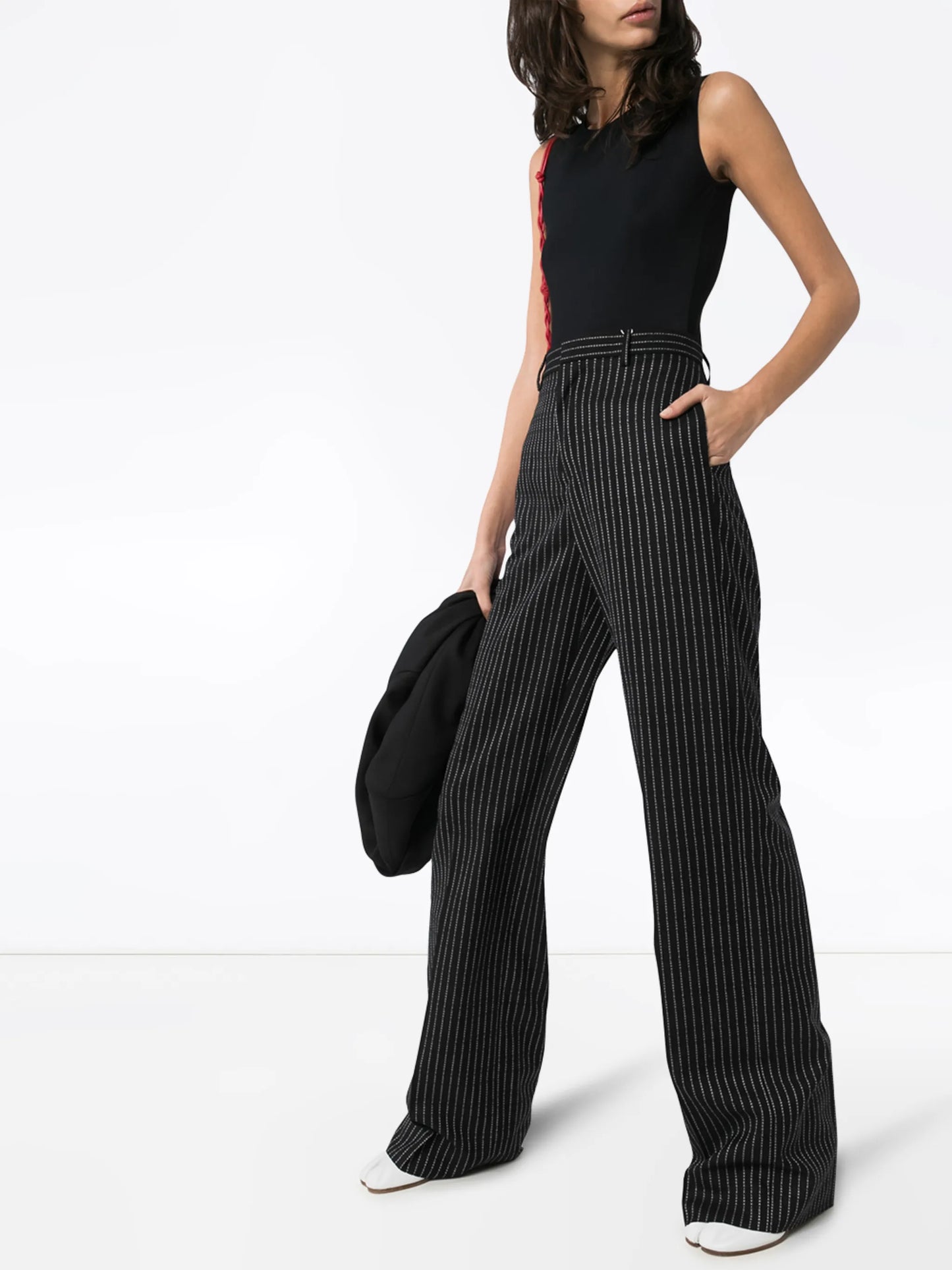 sleeveless jersey bodysuit