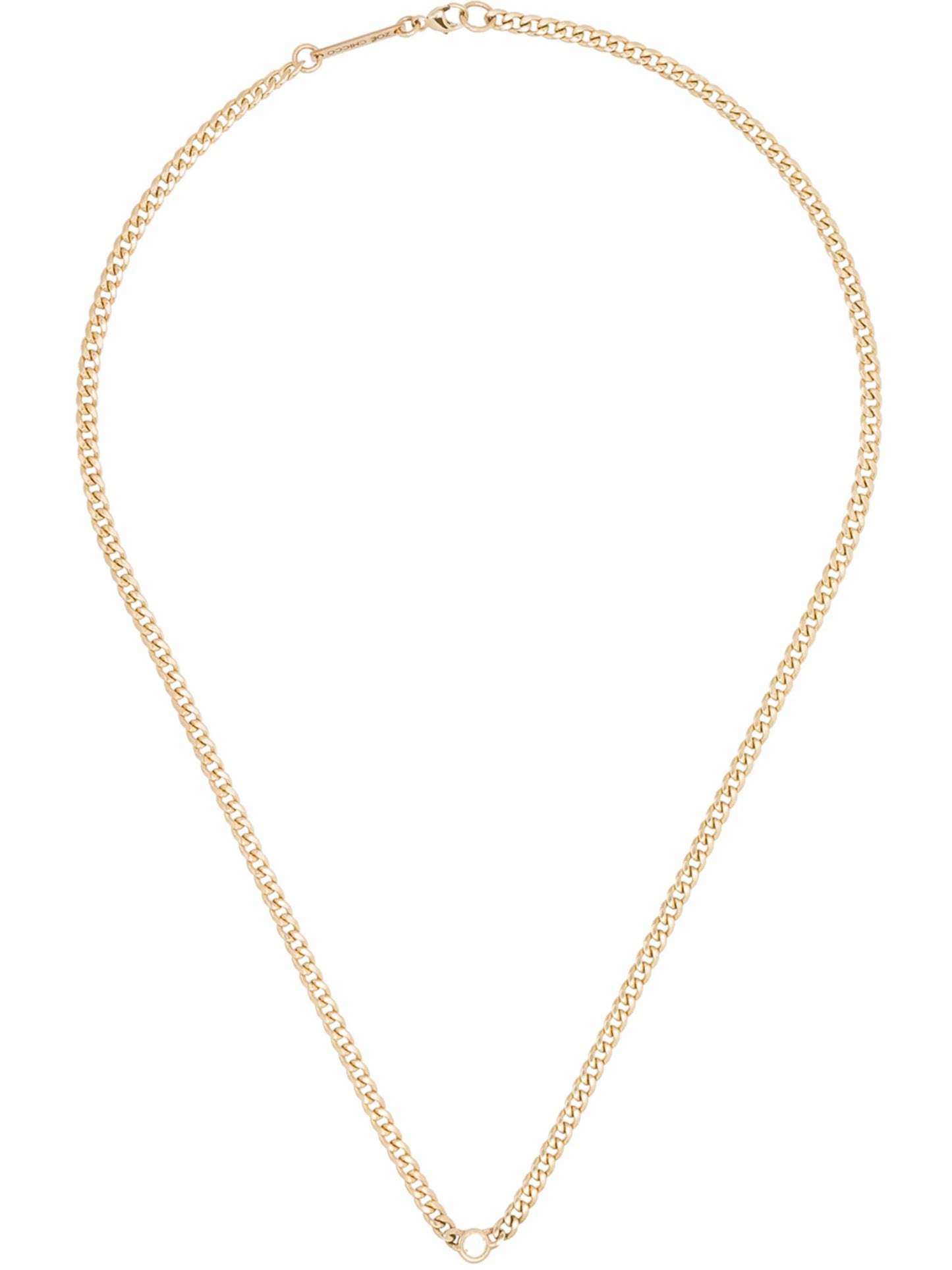 14kt gold diamond necklace