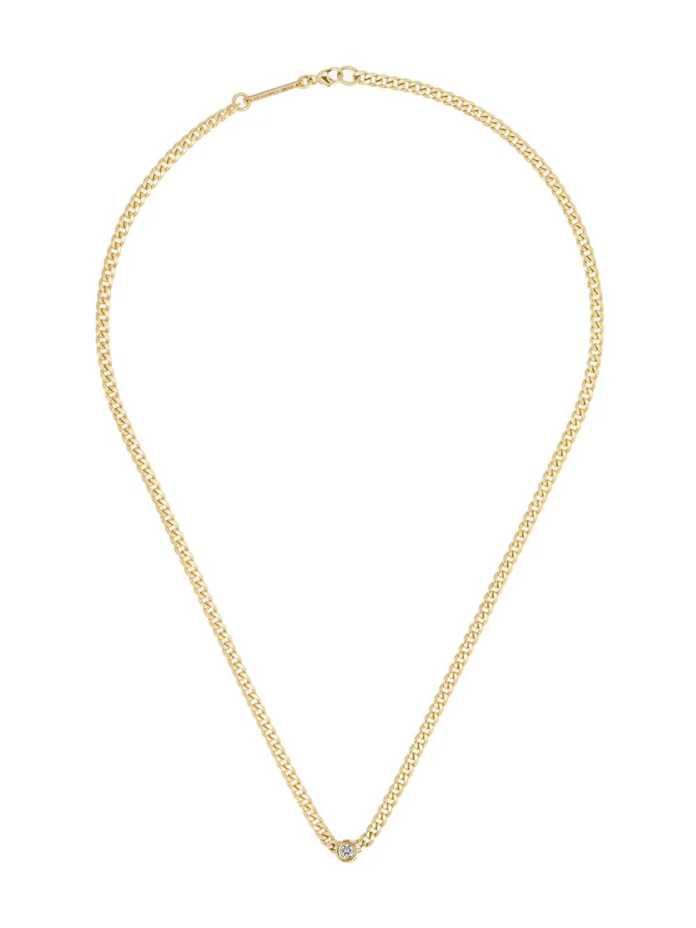 14kt gold diamond necklace