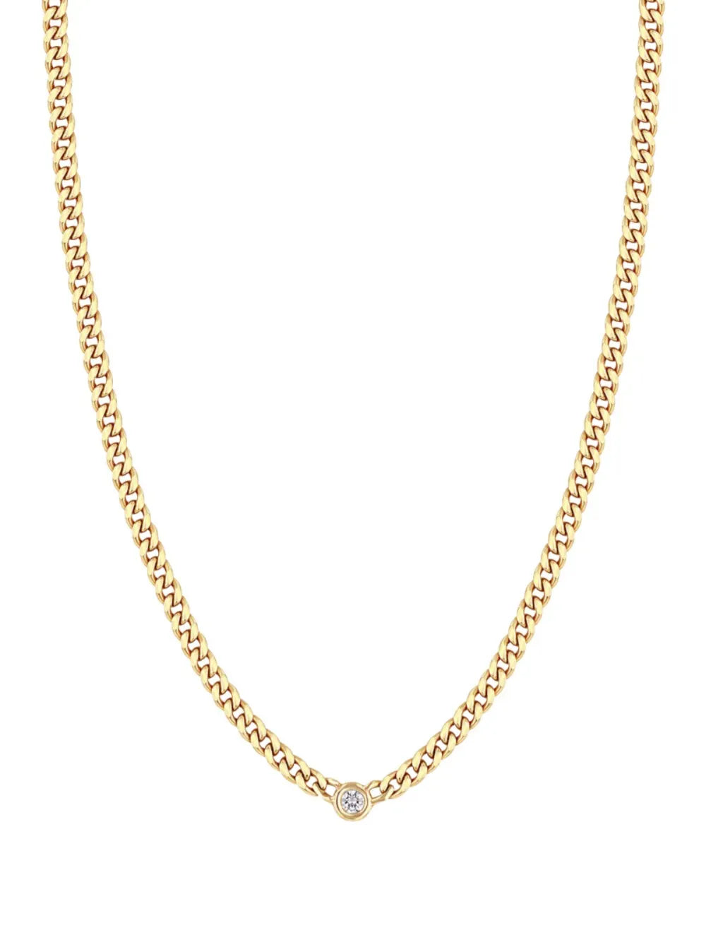 14kt gold diamond necklace
