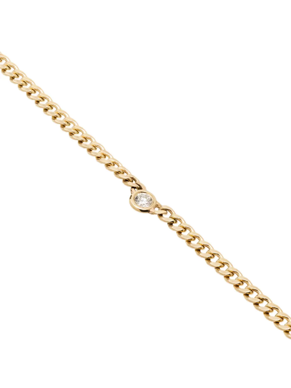 14kt gold diamond necklace