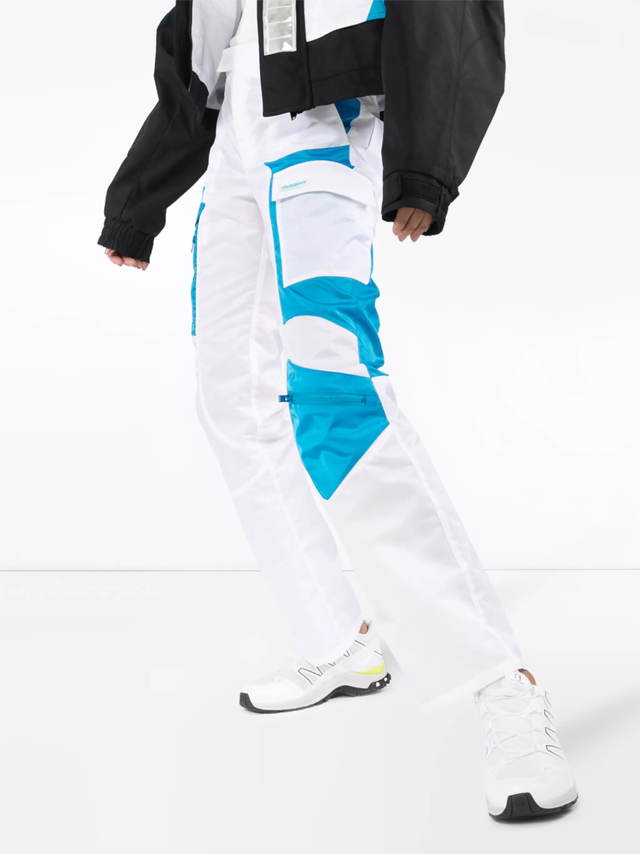 The Technical colour-block performance trousers