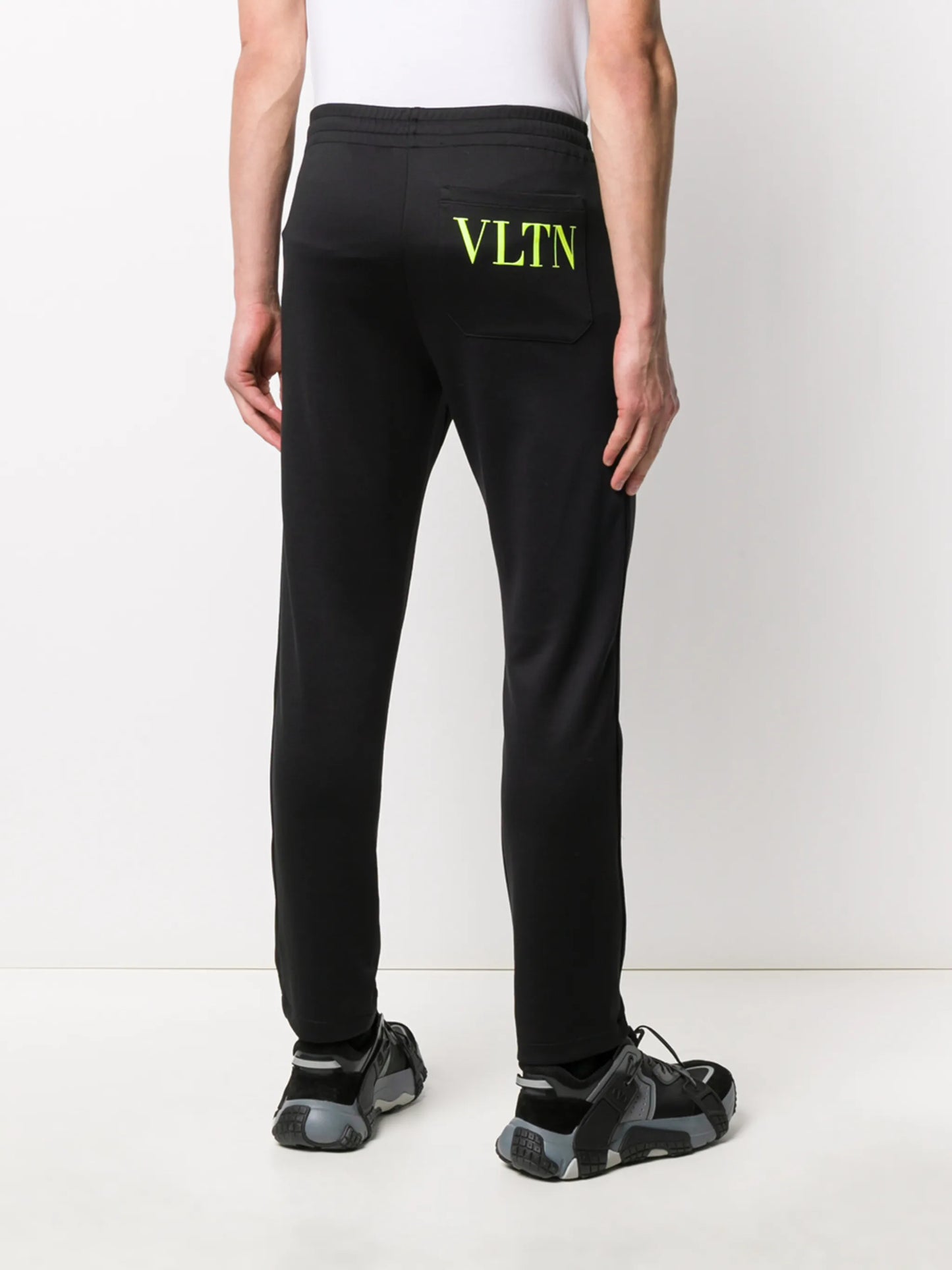 logo-print slim track pants