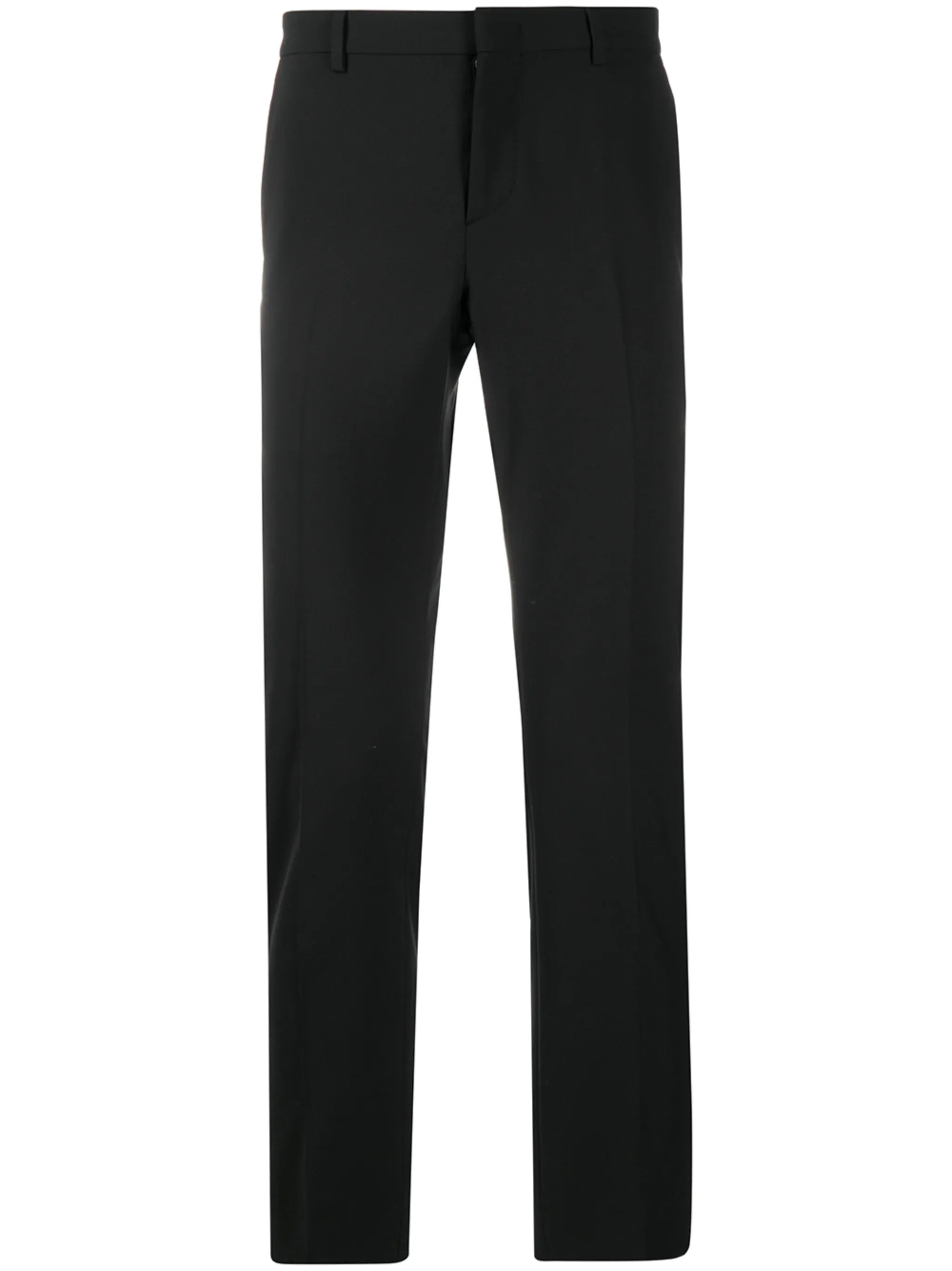 slim-fit tailored trousers