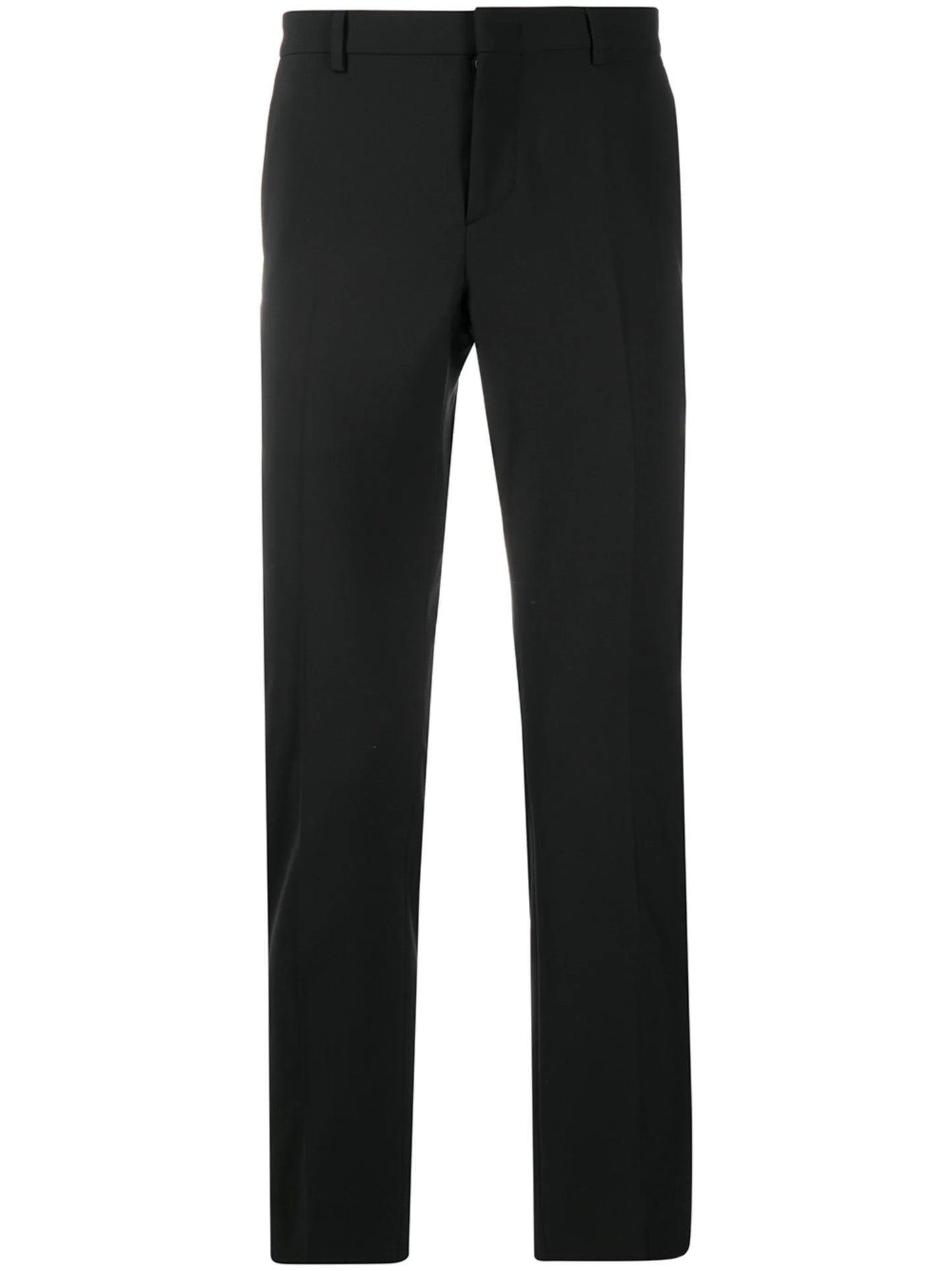 slim-fit tailored trousers