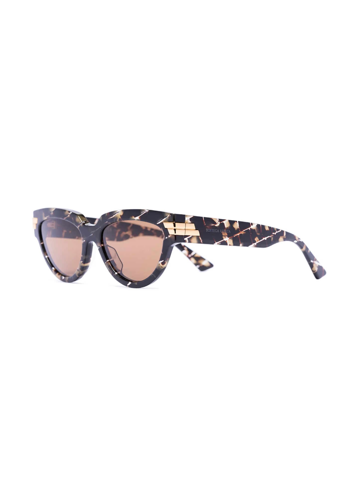 cat-eye frame tortoiseshell-effect sunglasses