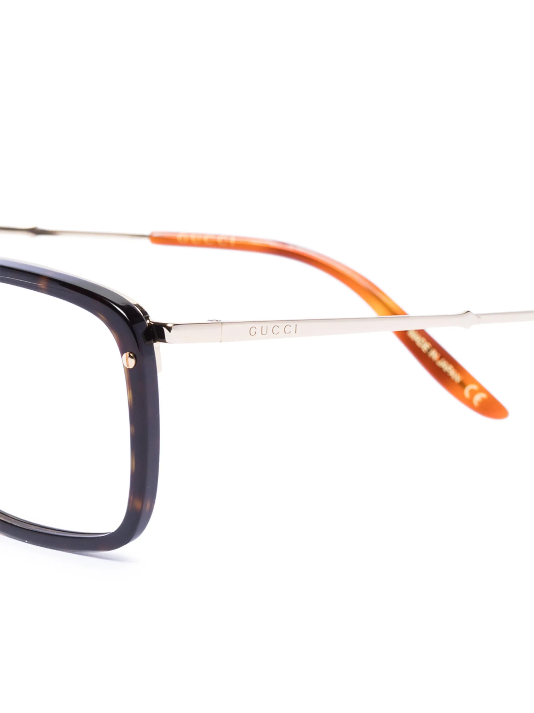 square-frame glasses
