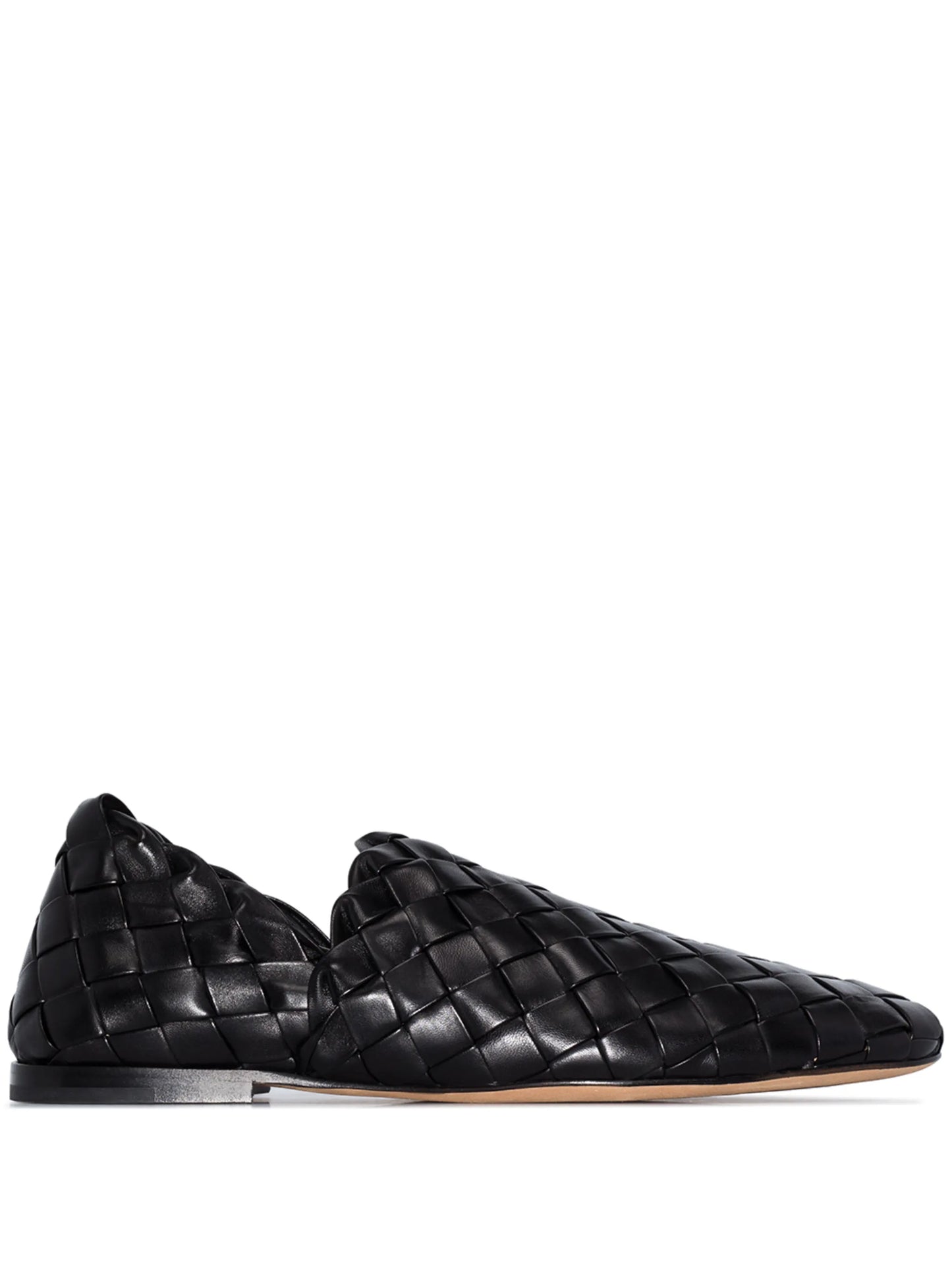 Intrecciato slip-on loafers
