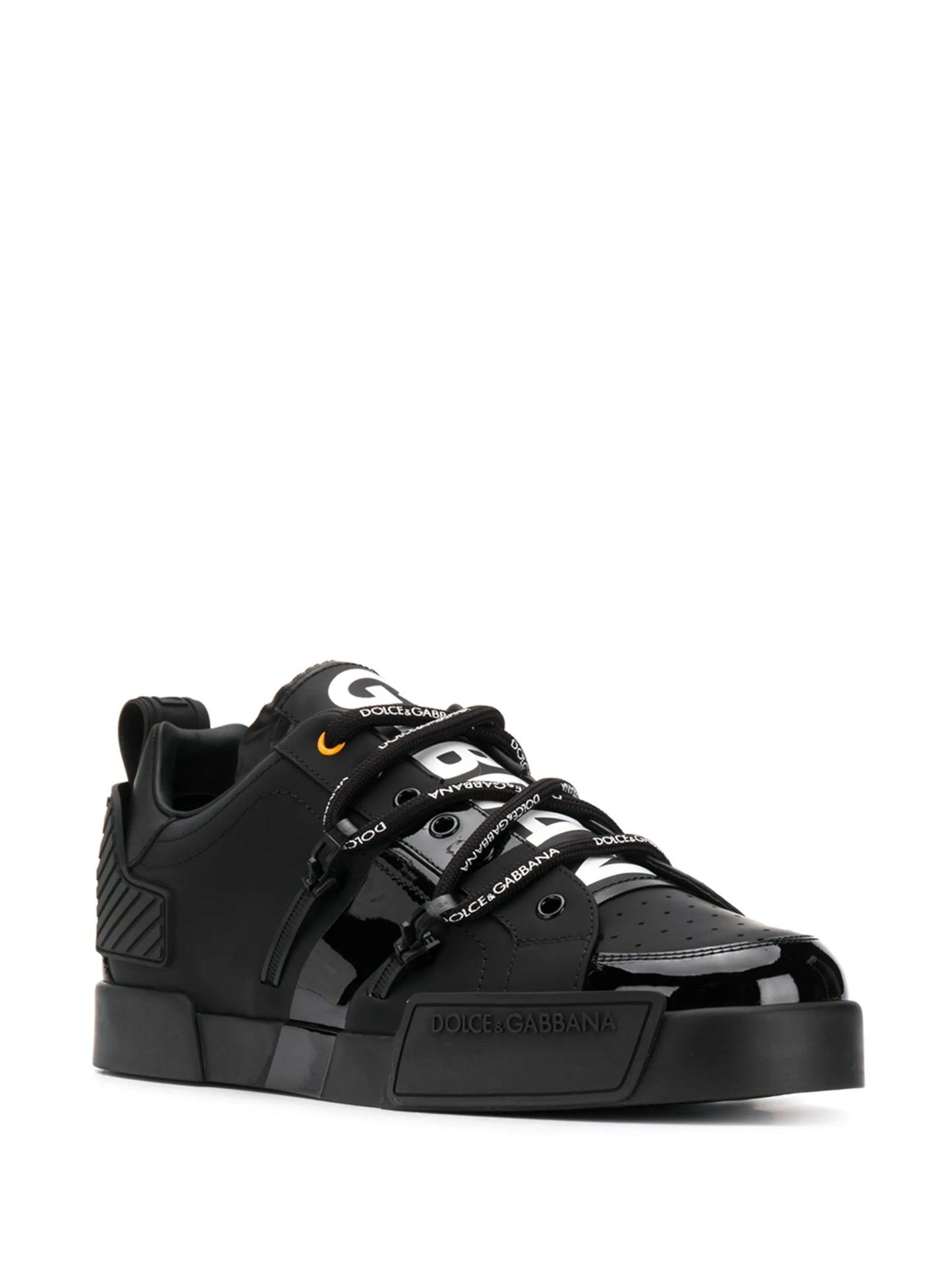 Portofino patent leather sneakers