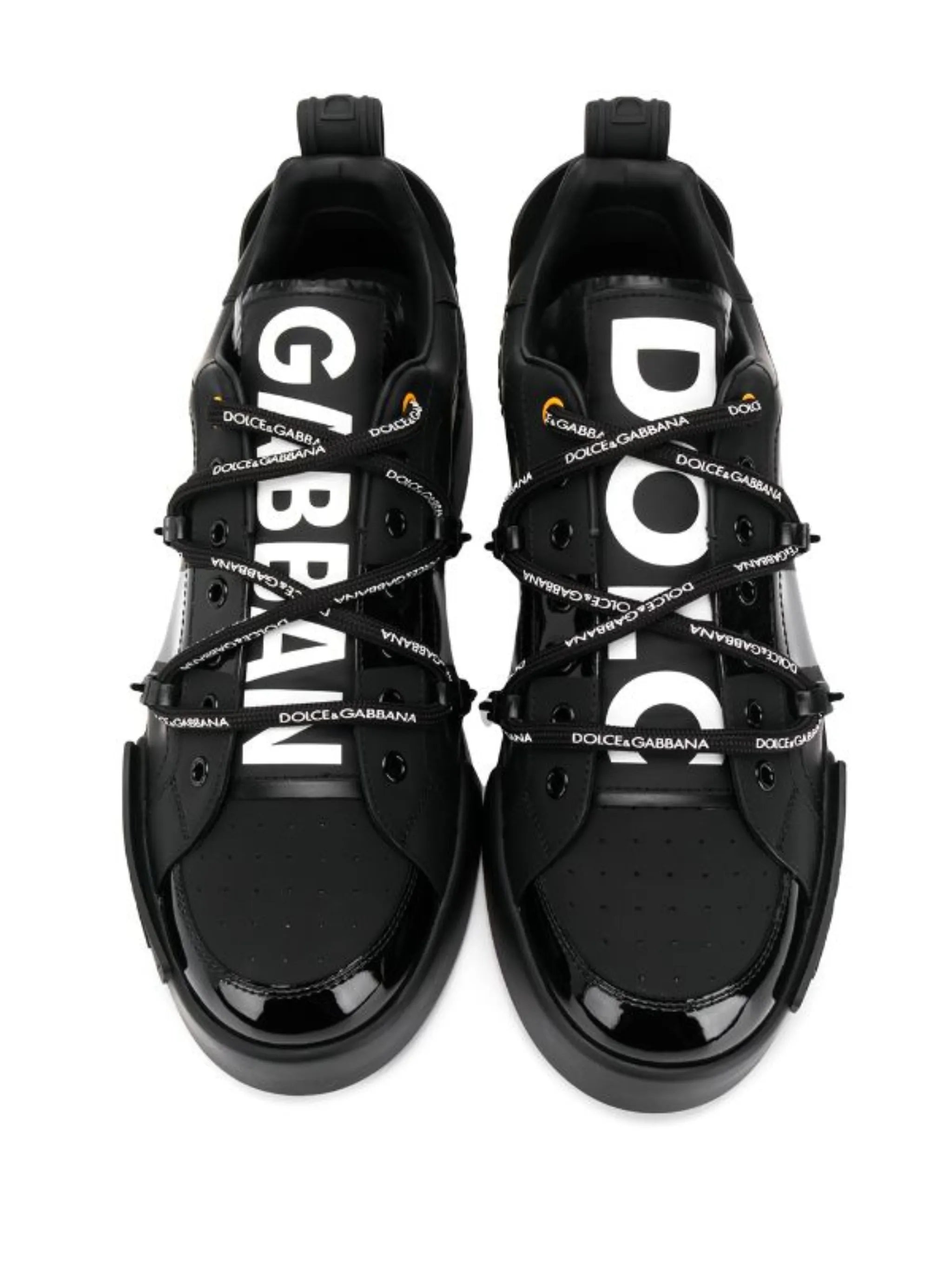 Portofino patent leather sneakers