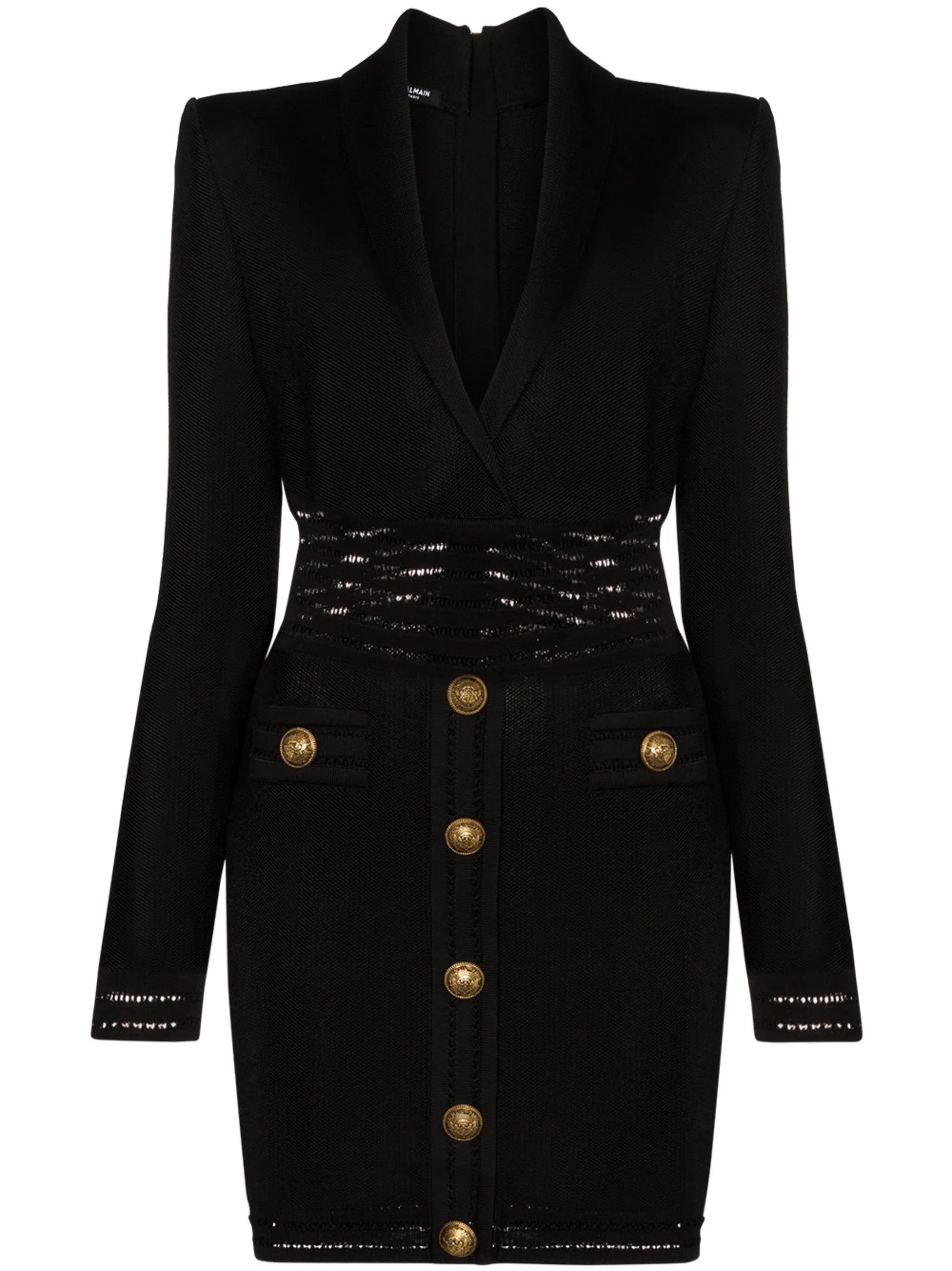 fine-knit bodycon dress