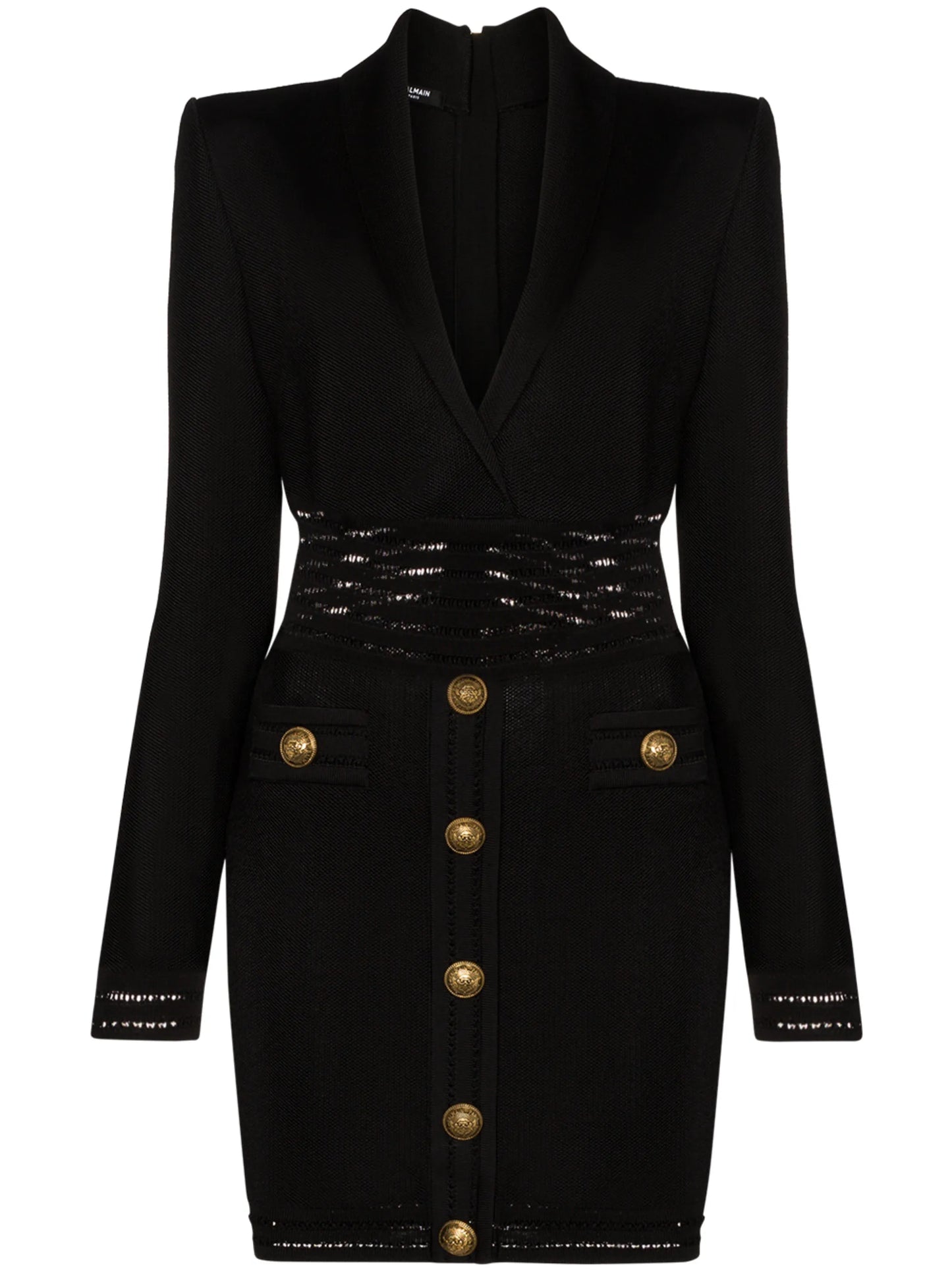 fine-knit bodycon dress