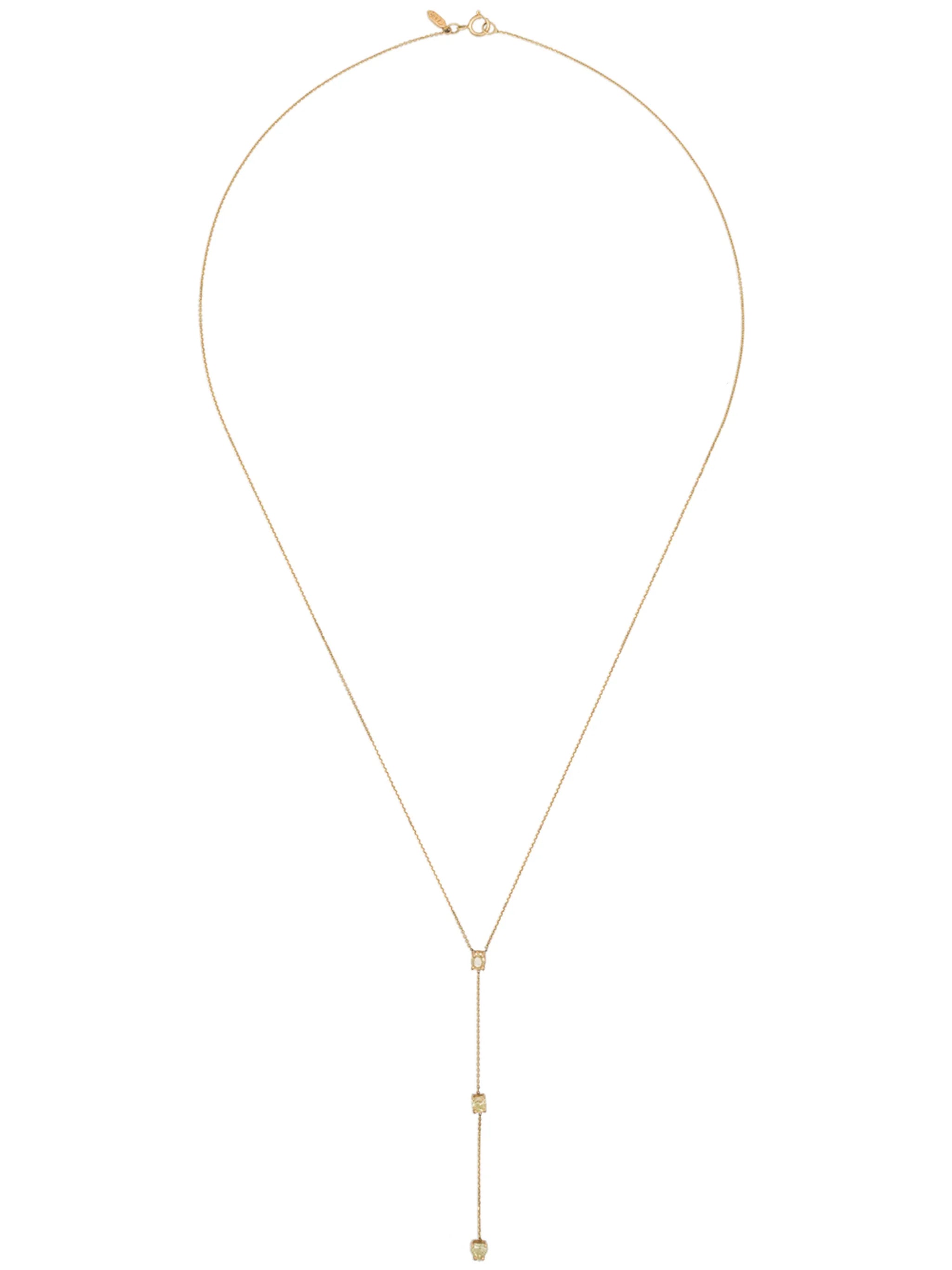 14kt gold Stardust diamond necklace