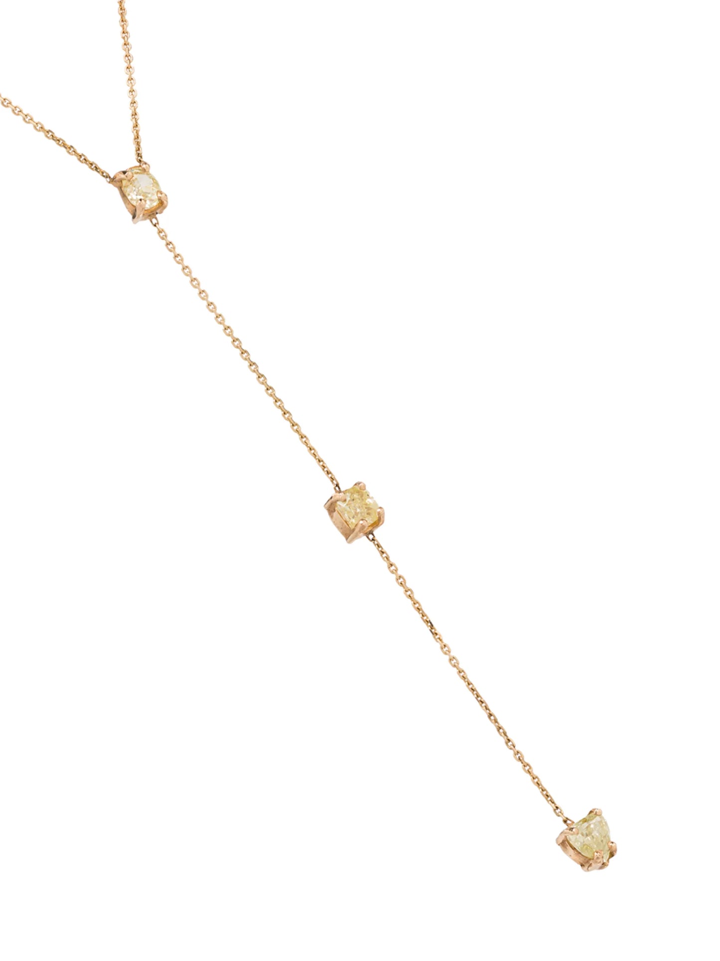 14kt gold Stardust diamond necklace