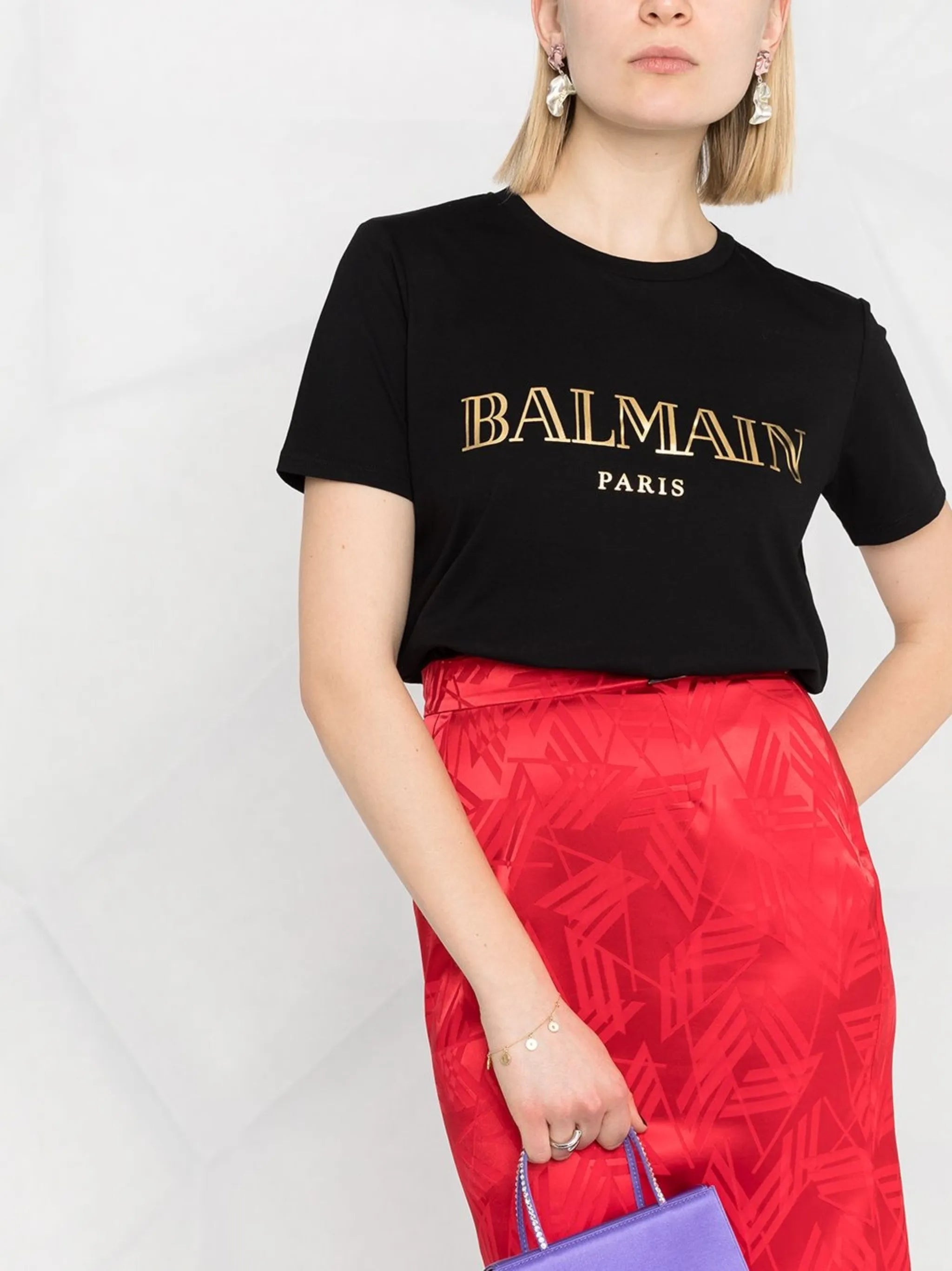 logo print T-shirt