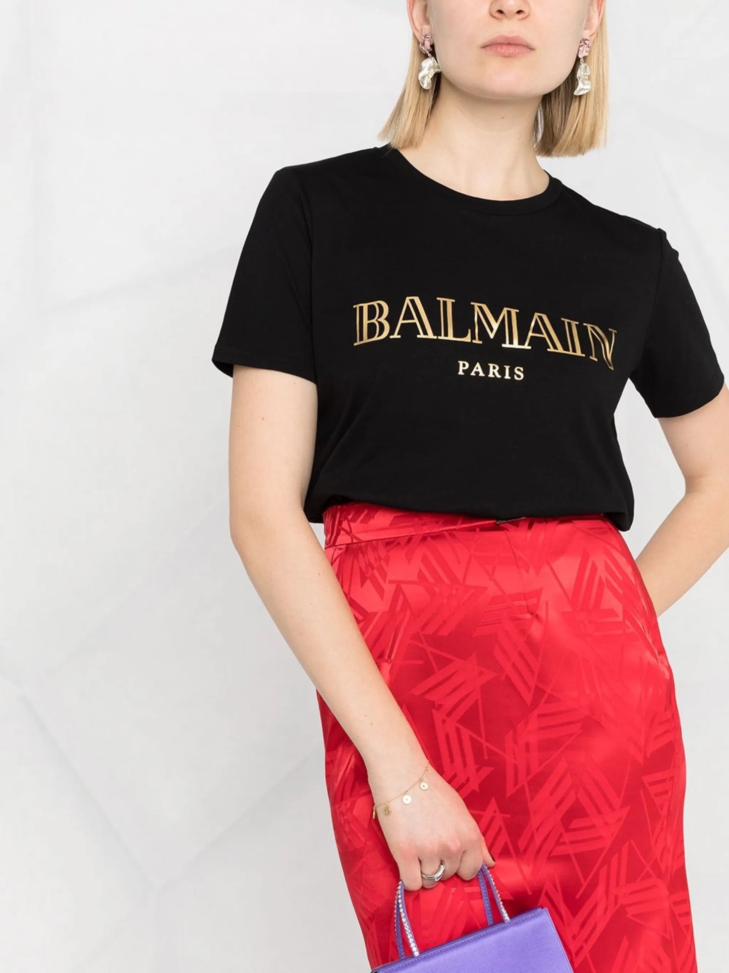 logo print T-shirt