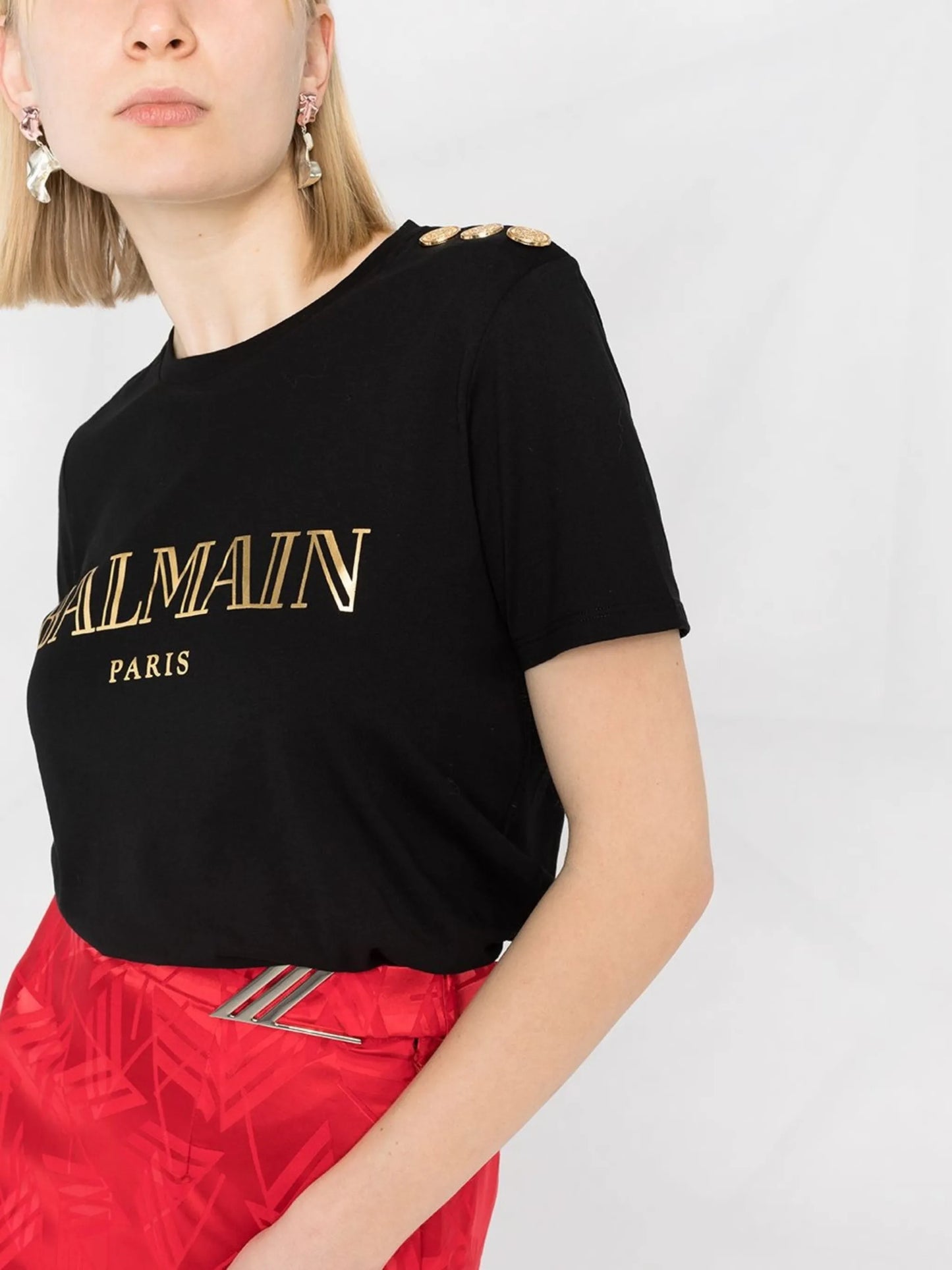 logo print T-shirt