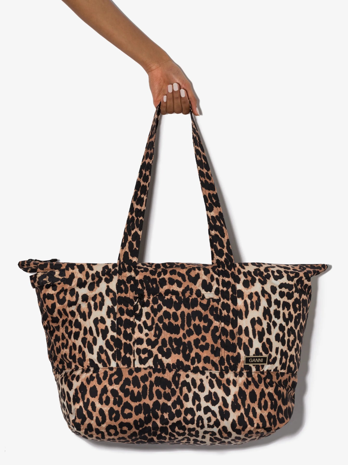 leopard-print shoulder bag
