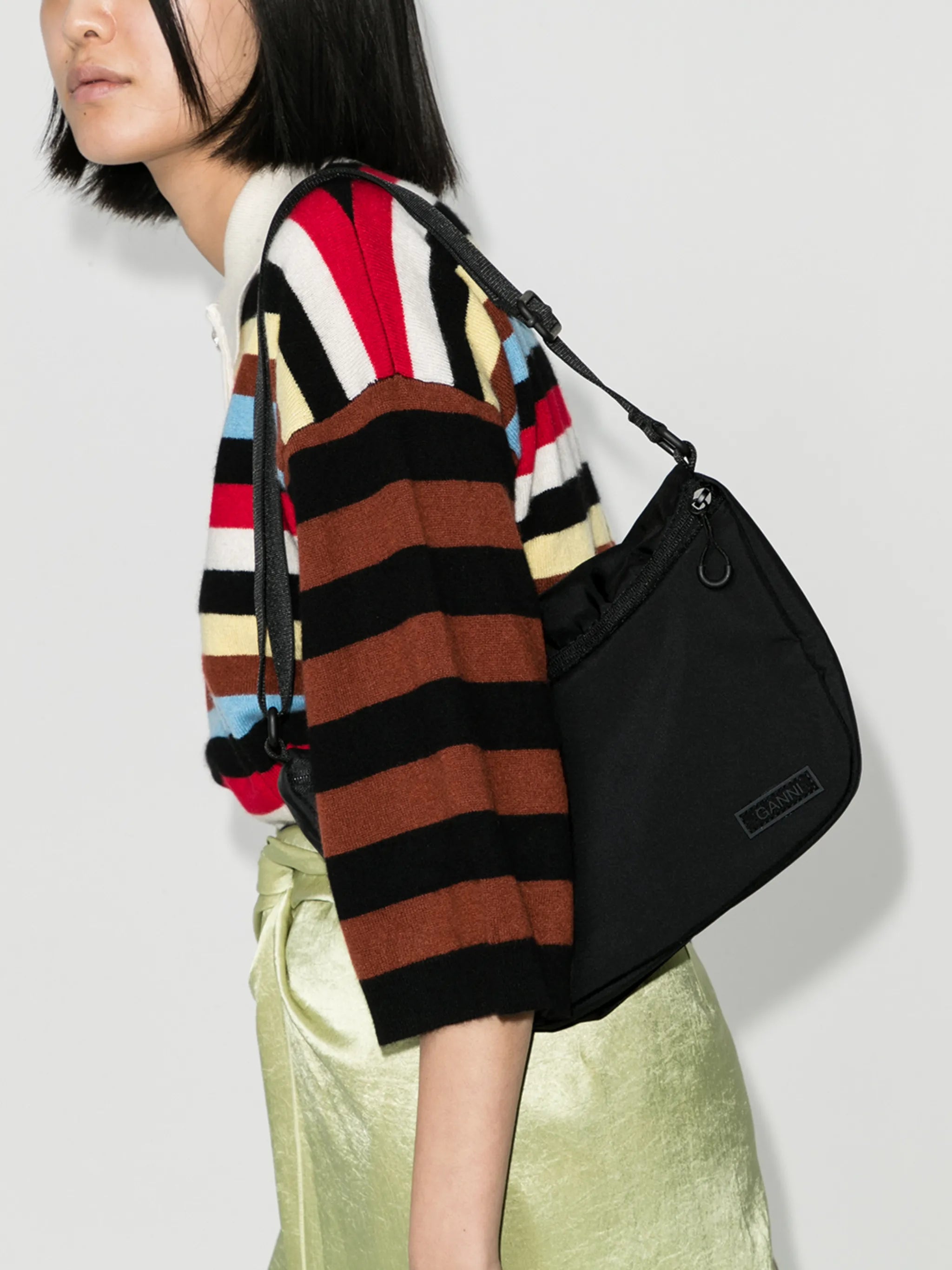 recycled shell crossbody bag