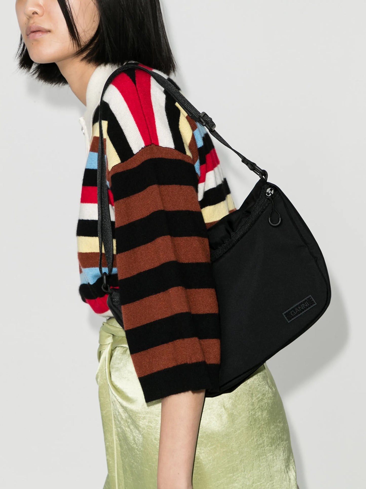 recycled shell crossbody bag