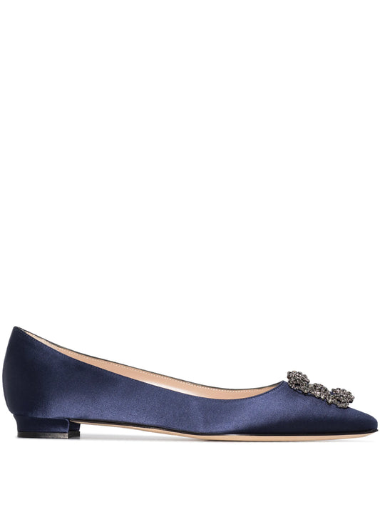 Hangisi appliqué flat pumps