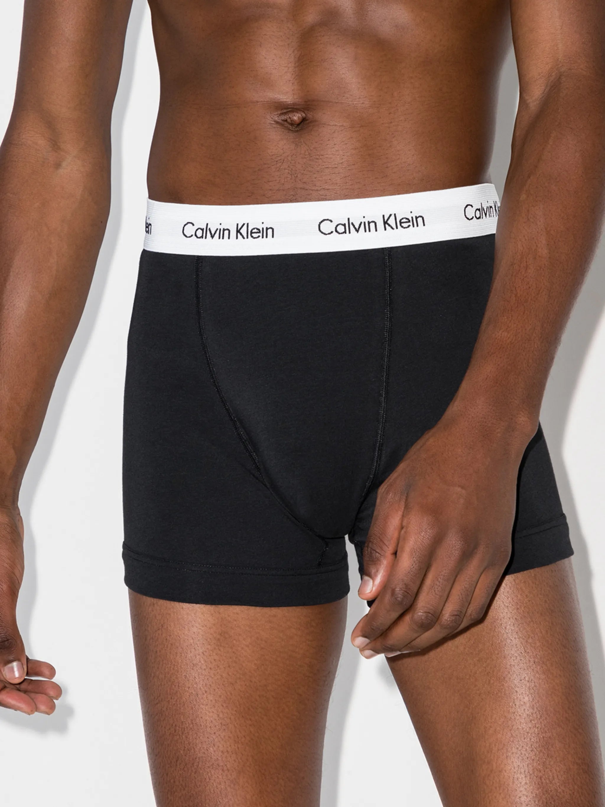 three pack logo waistband boxer trunks