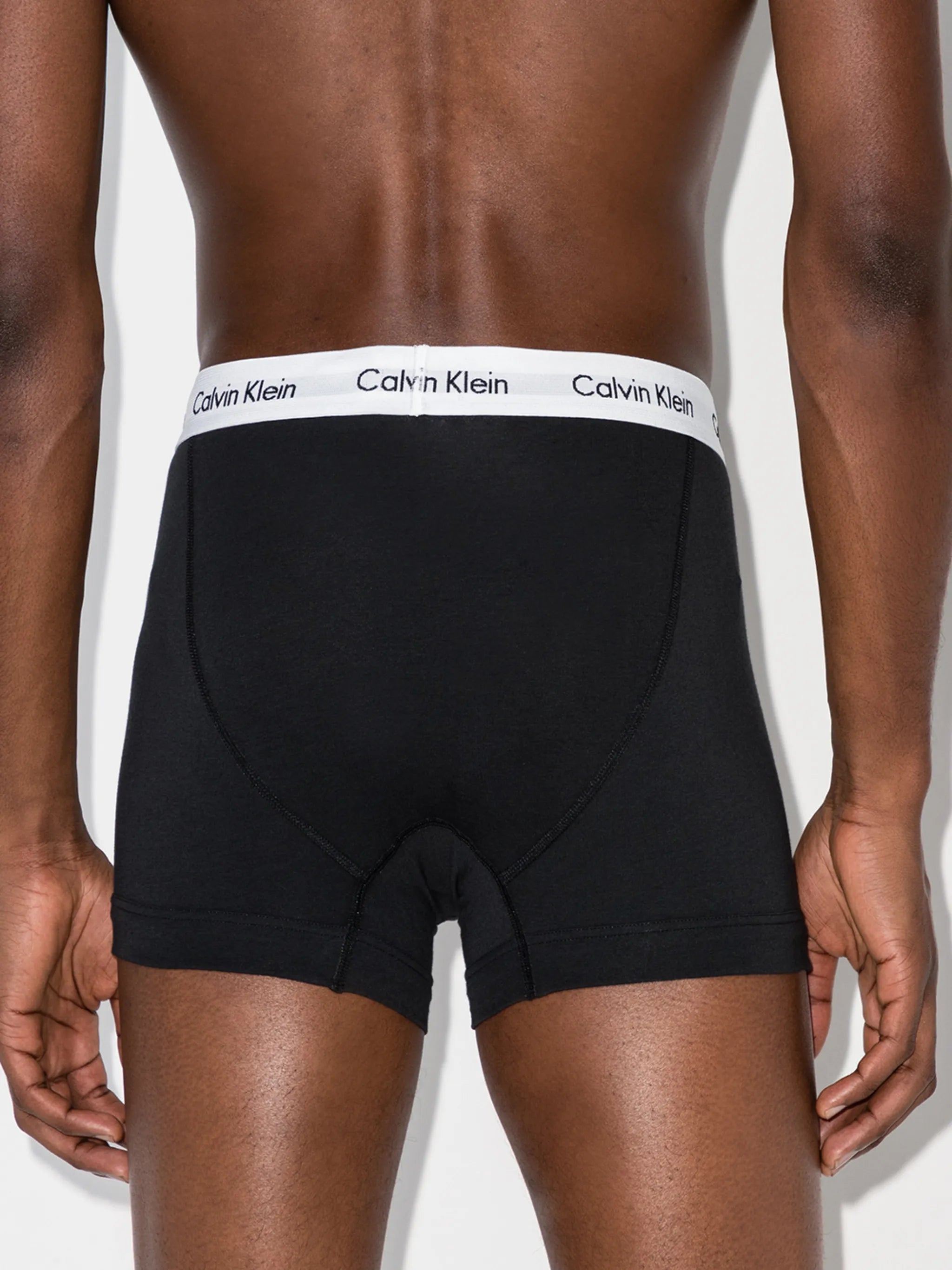 three pack logo waistband boxer trunks