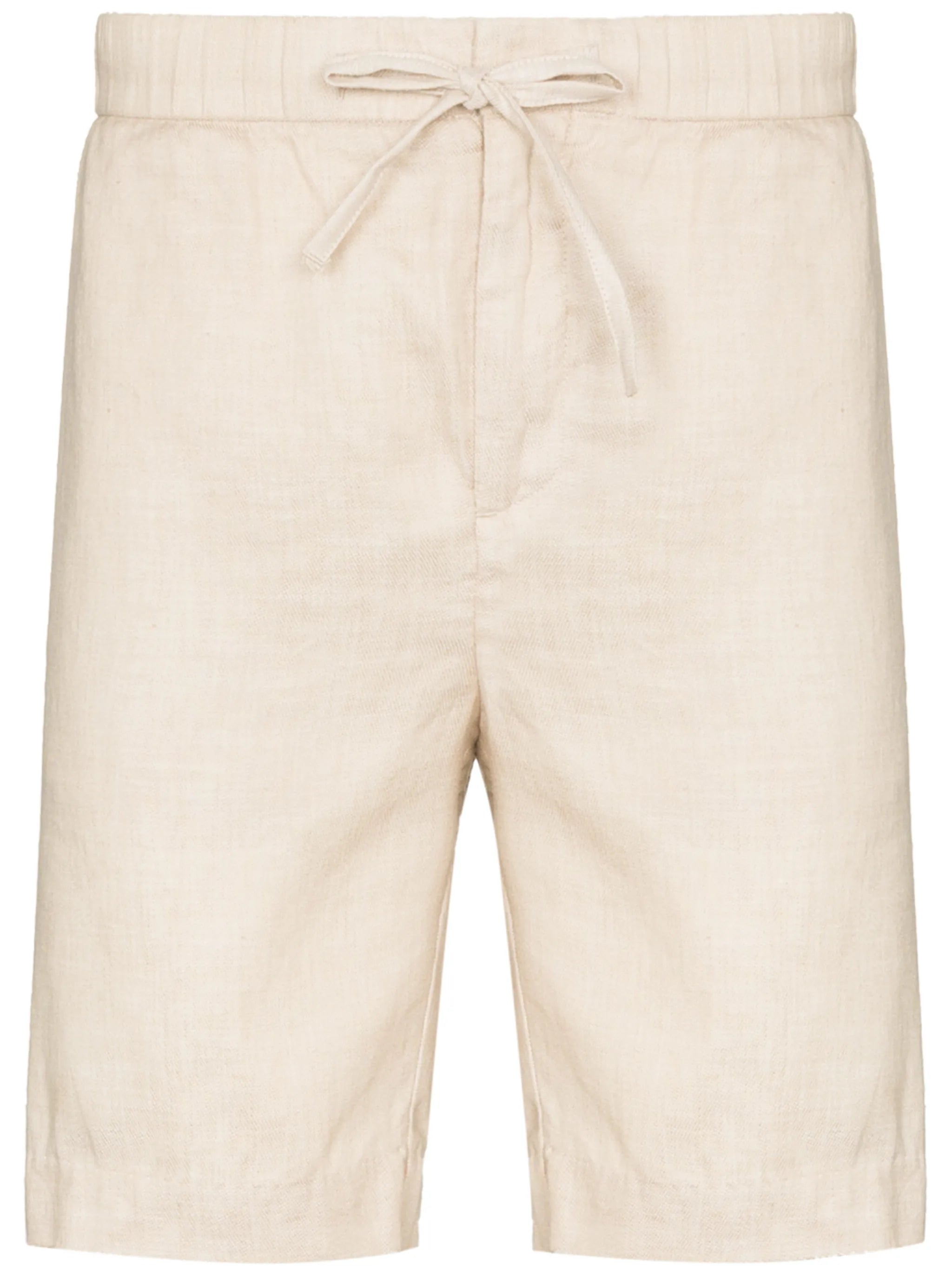 drawstring-waist knee-length shorts
