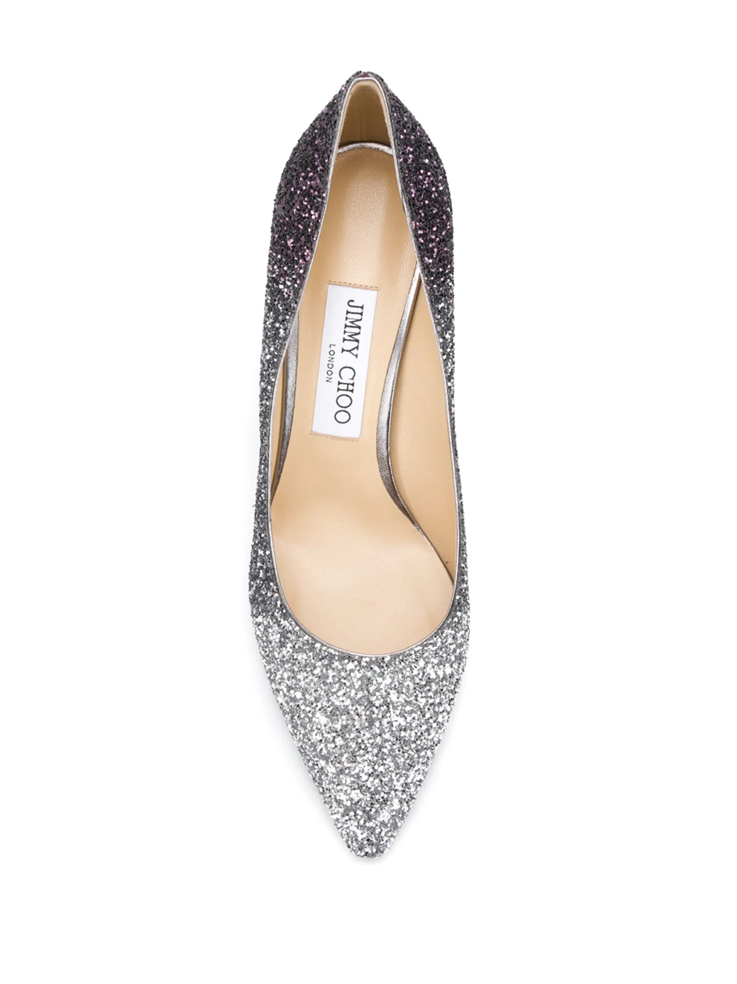 Romy 85mm glitter-effect pumps
