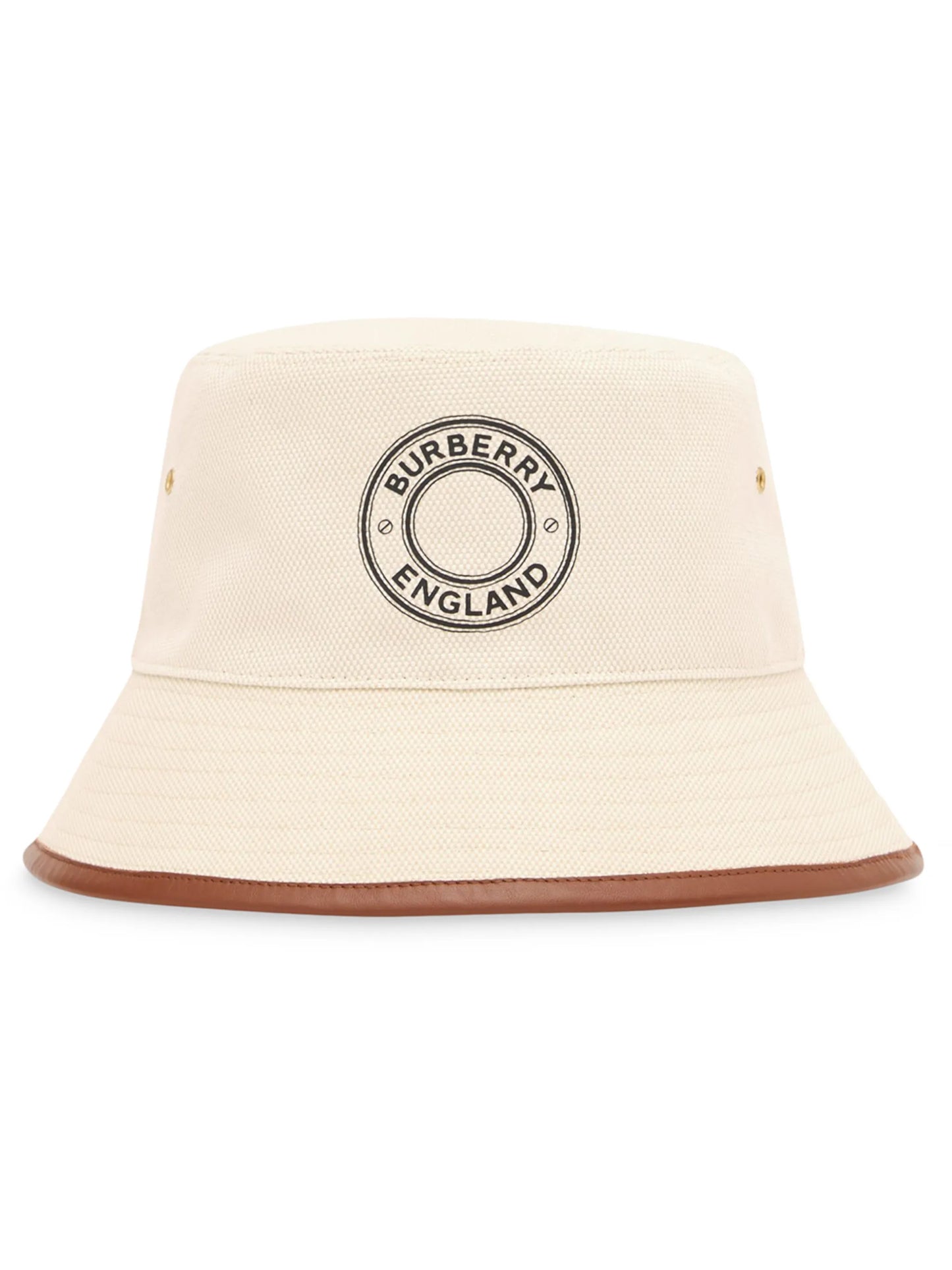logo print bucket hat