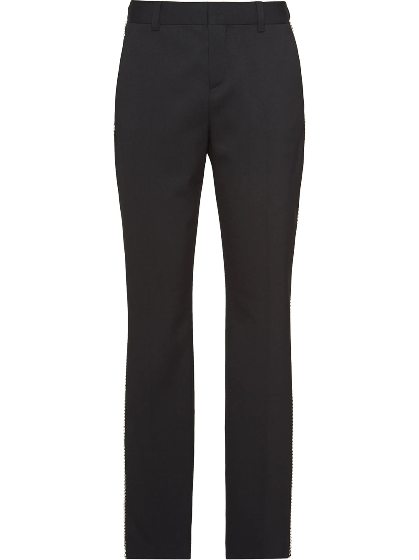 crystal-embellished tailored trousers
