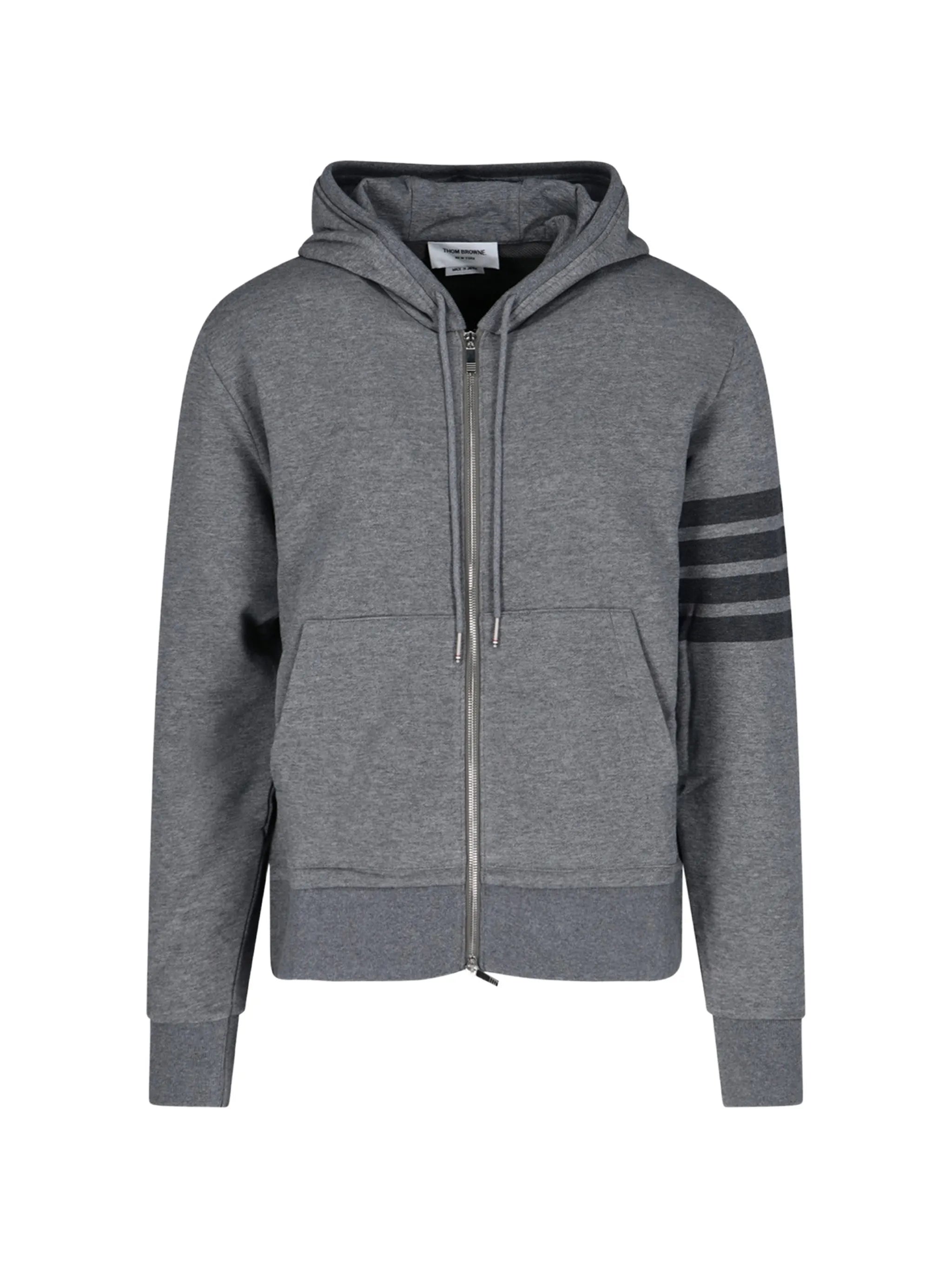 classic Loopback 4-Bar zip-up hoodie