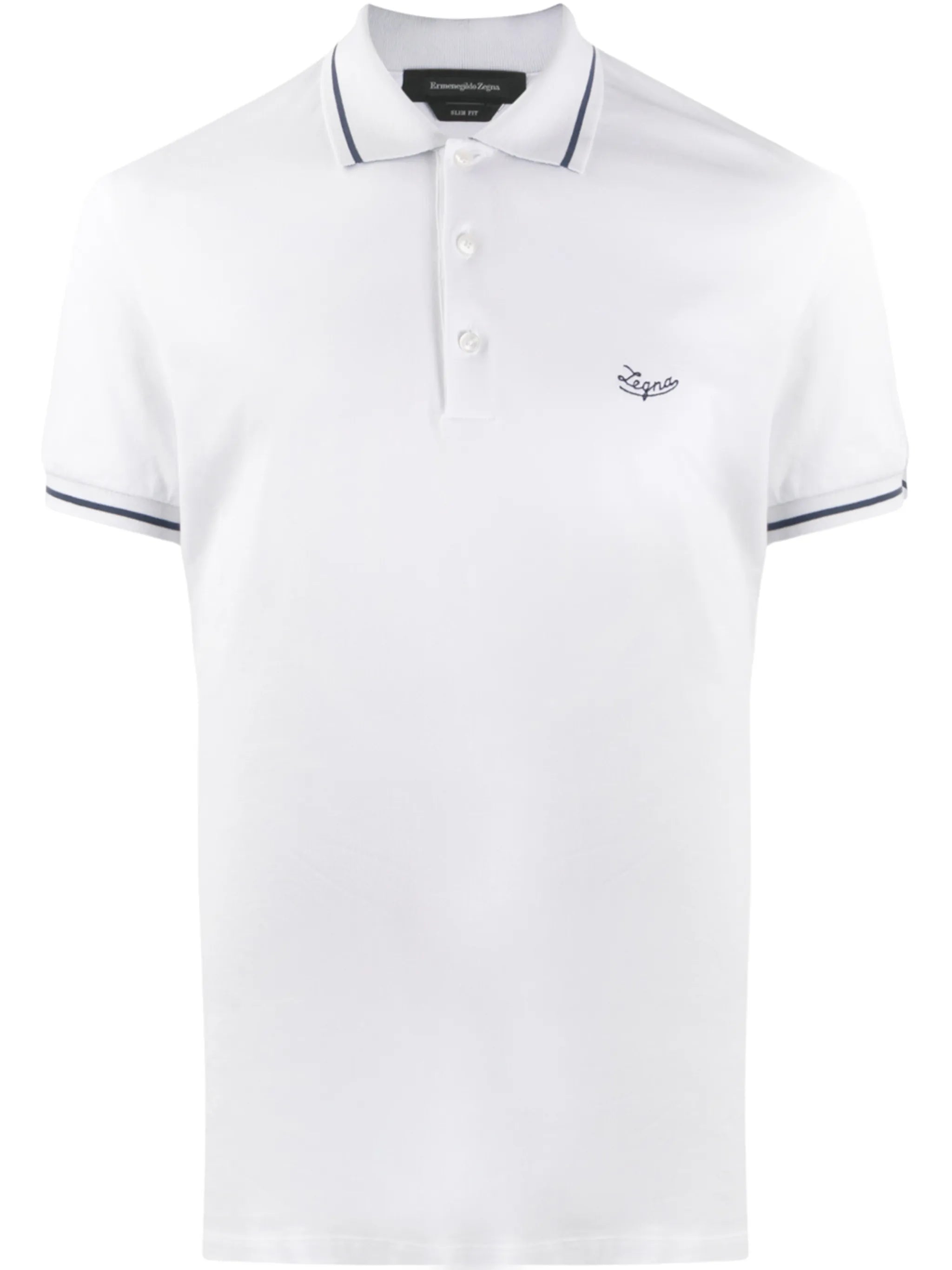 logo-embroidered polo shirt