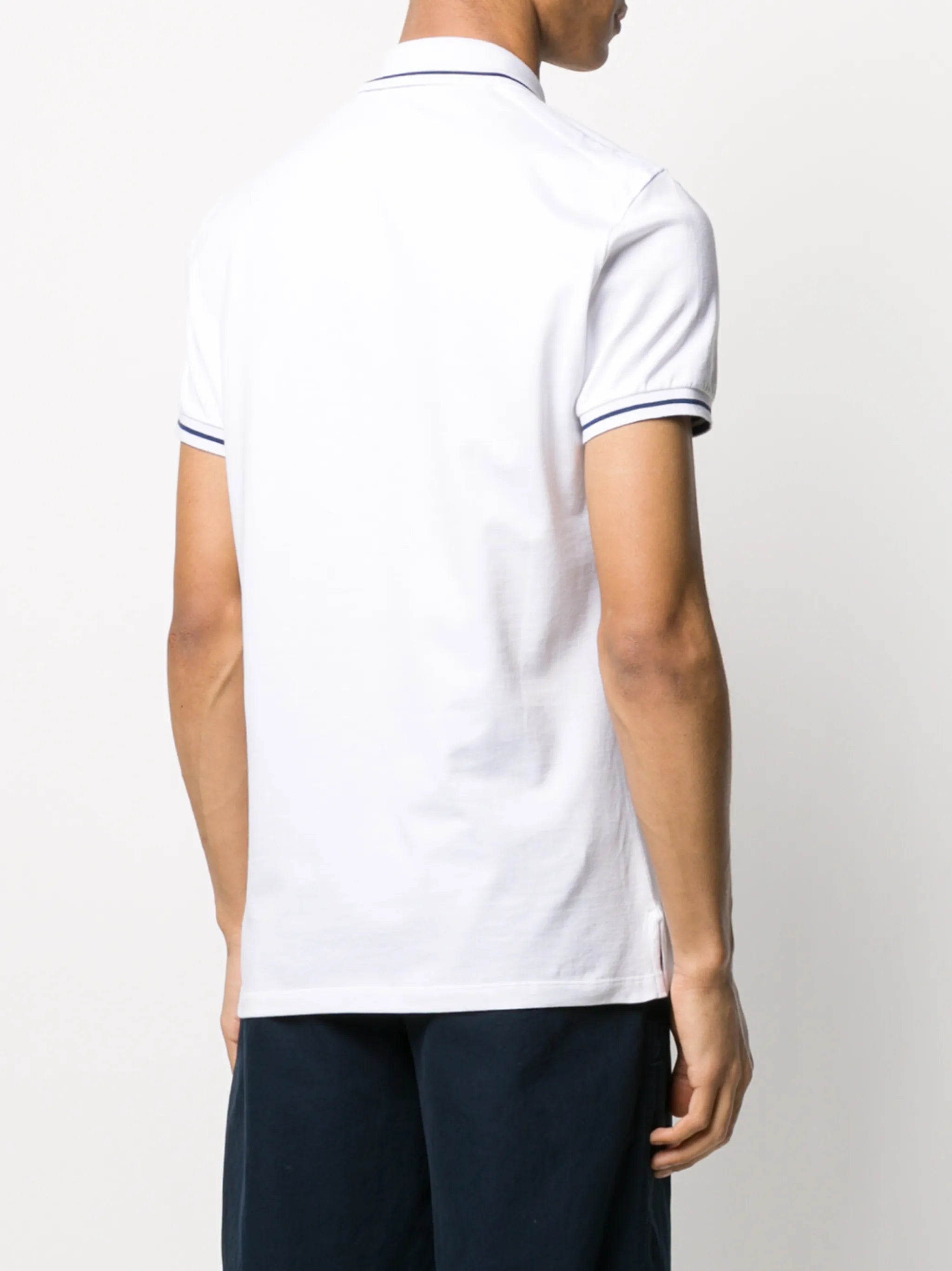 logo-embroidered polo shirt