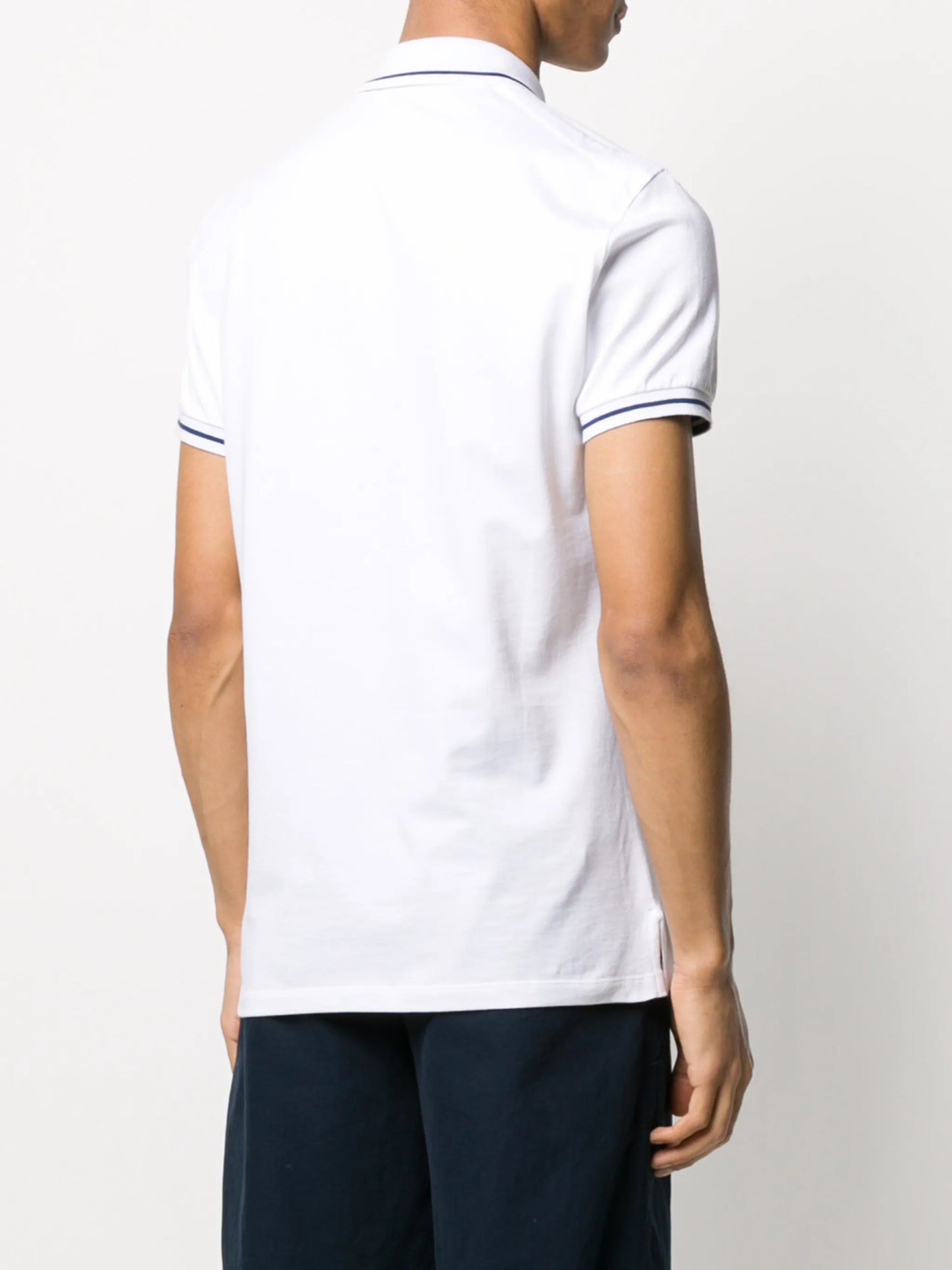 logo-embroidered polo shirt