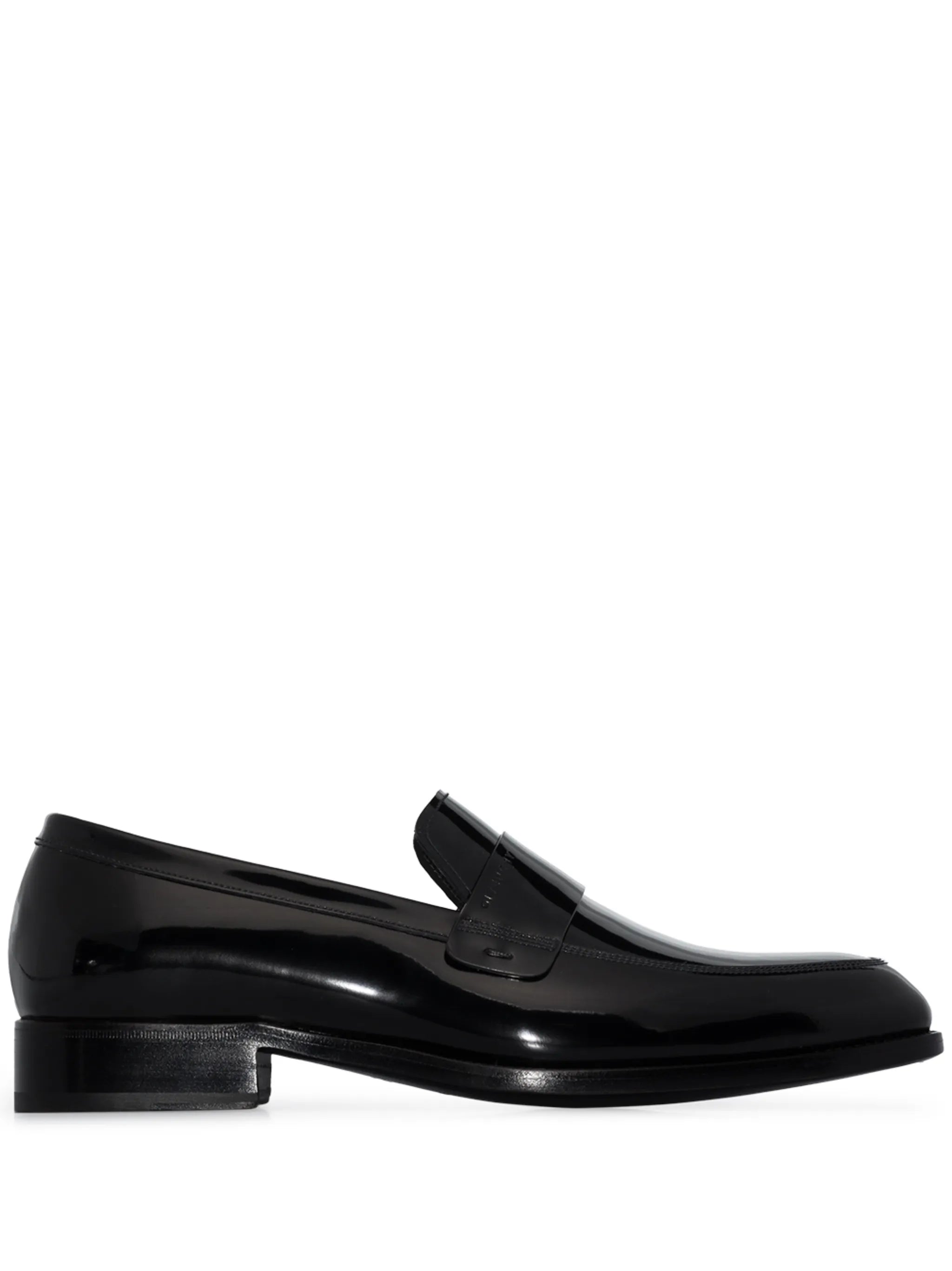 almond-toe slip-on loafers